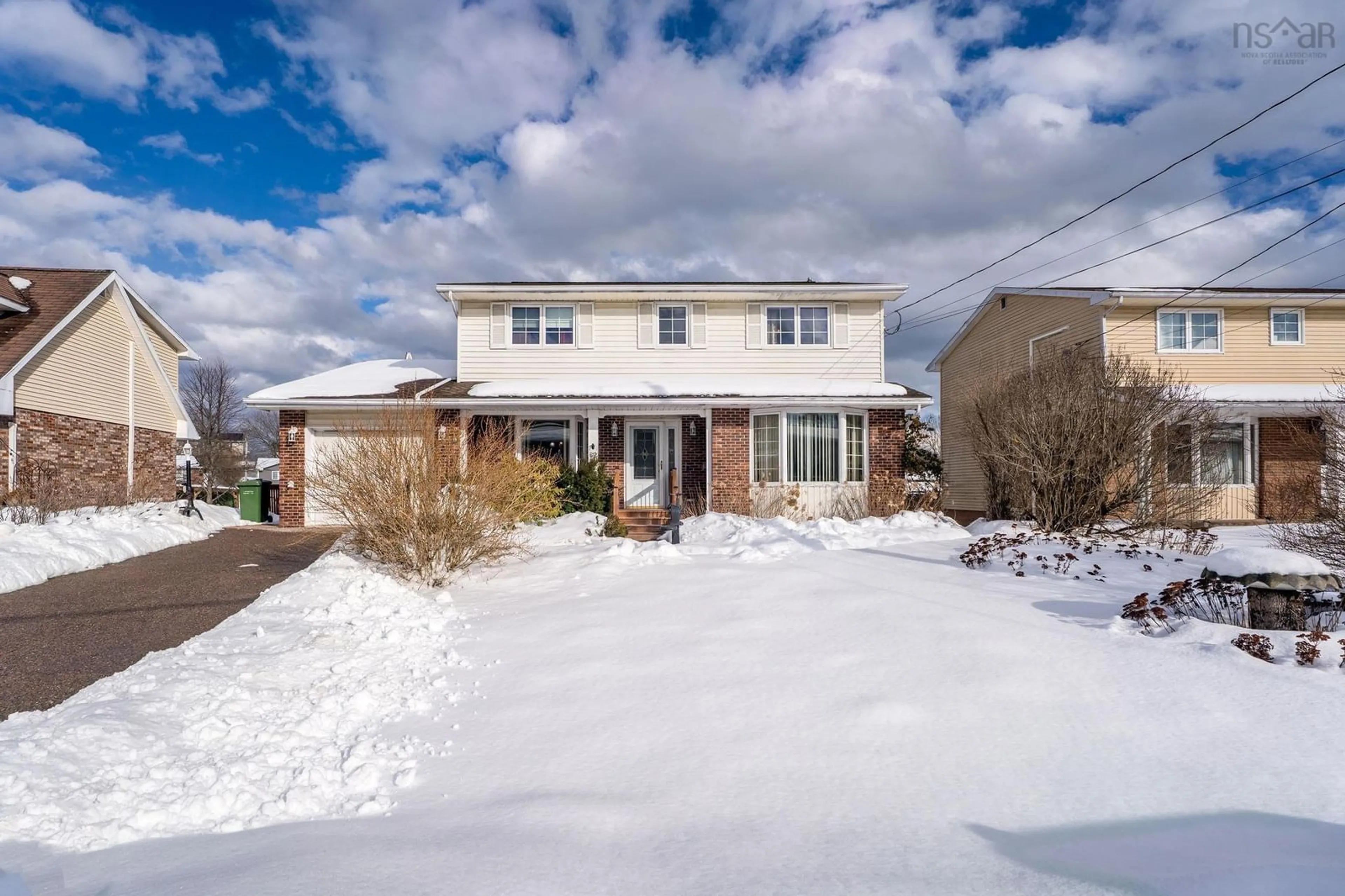 A pic from outside/outdoor area/front of a property/back of a property/a pic from drone, street for 62 Flagstone Dr, Dartmouth Nova Scotia B2V 1Z8