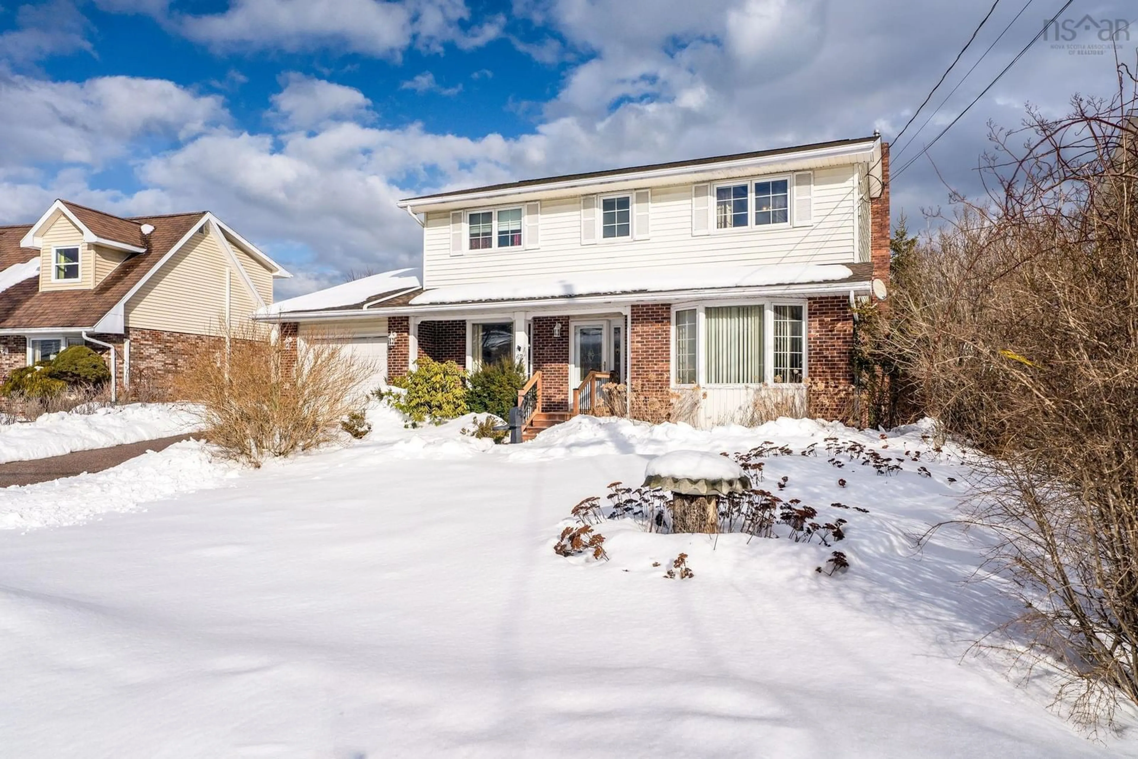 A pic from outside/outdoor area/front of a property/back of a property/a pic from drone, street for 62 Flagstone Dr, Dartmouth Nova Scotia B2V 1Z8