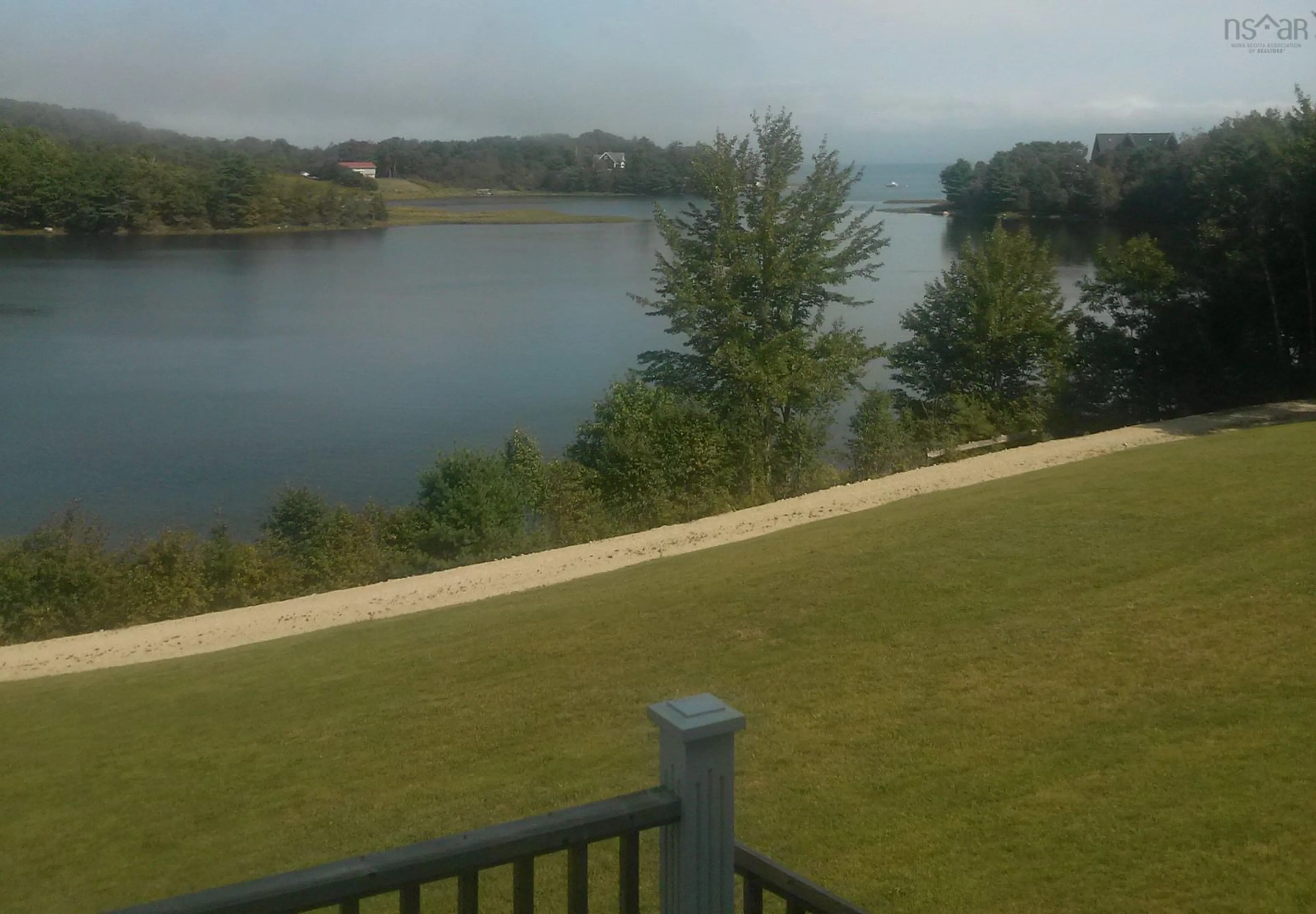 Patio, water/lake/river/ocean view for 56 Harold Rd, Martins Point Nova Scotia B0J 2E0