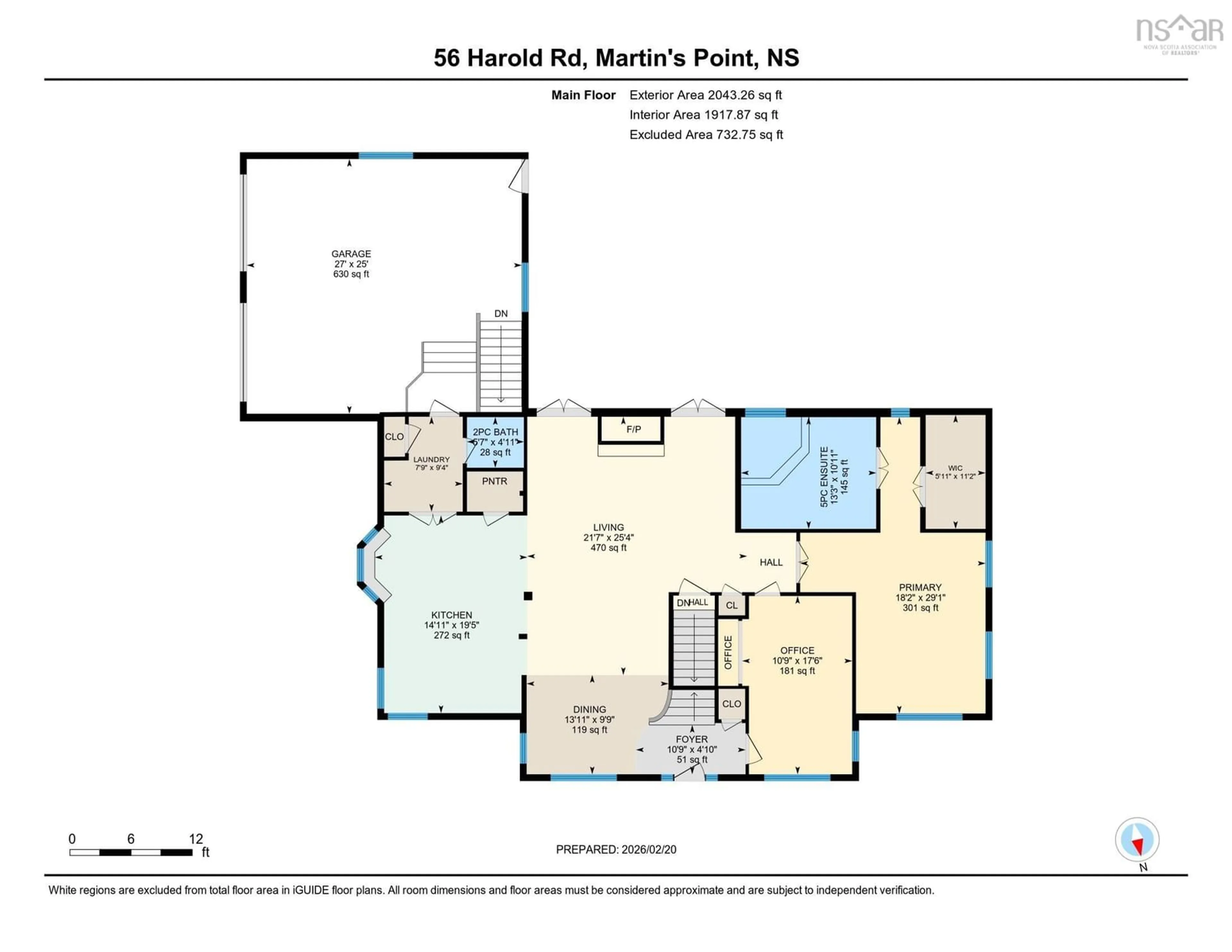 Floor plan for 56 Harold Rd, Martins Point Nova Scotia B0J 2E0