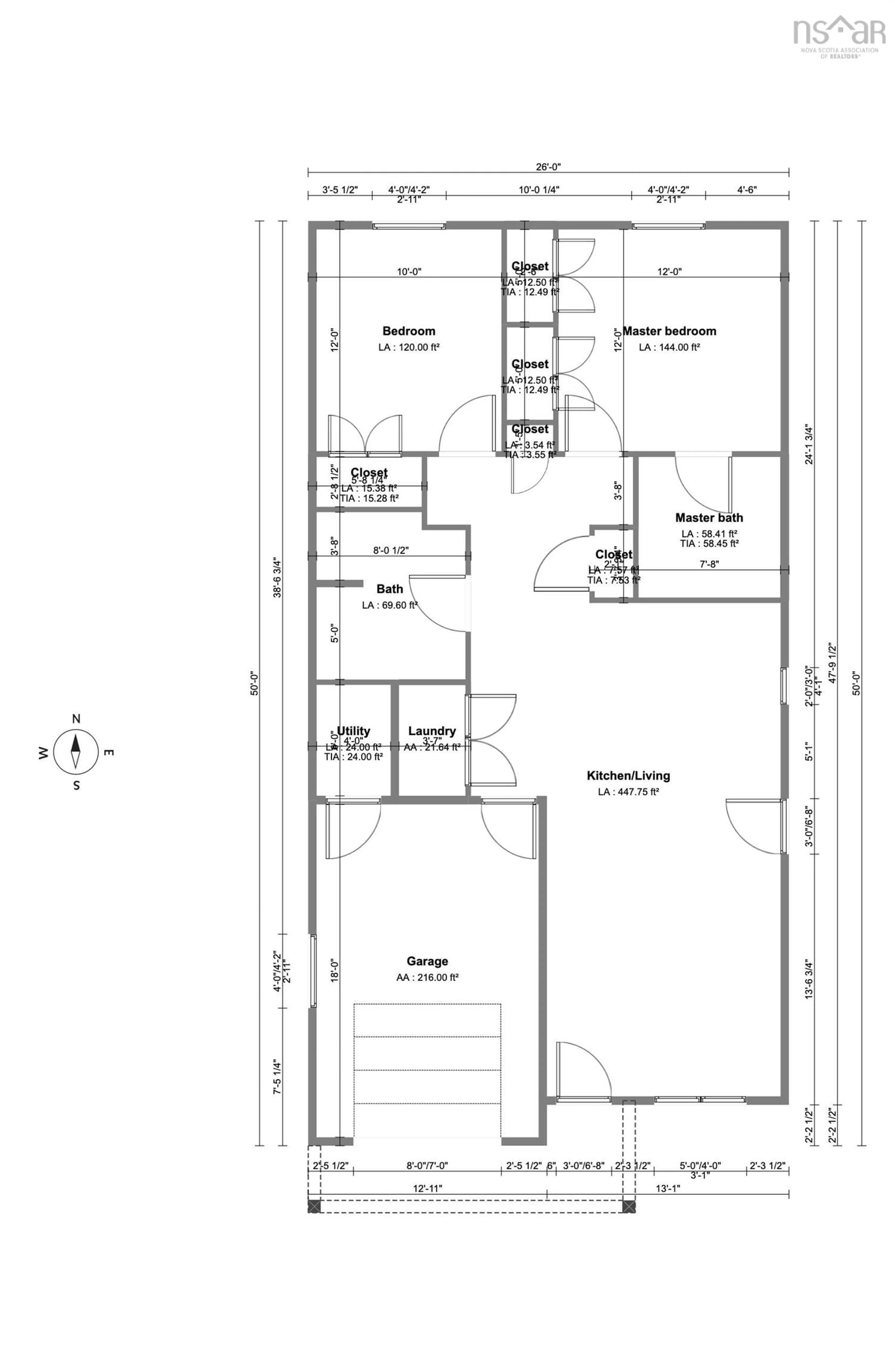 Floor plan for Lot 6A Irwin Lake Rd, Hilden Nova Scotia B0N 1C0