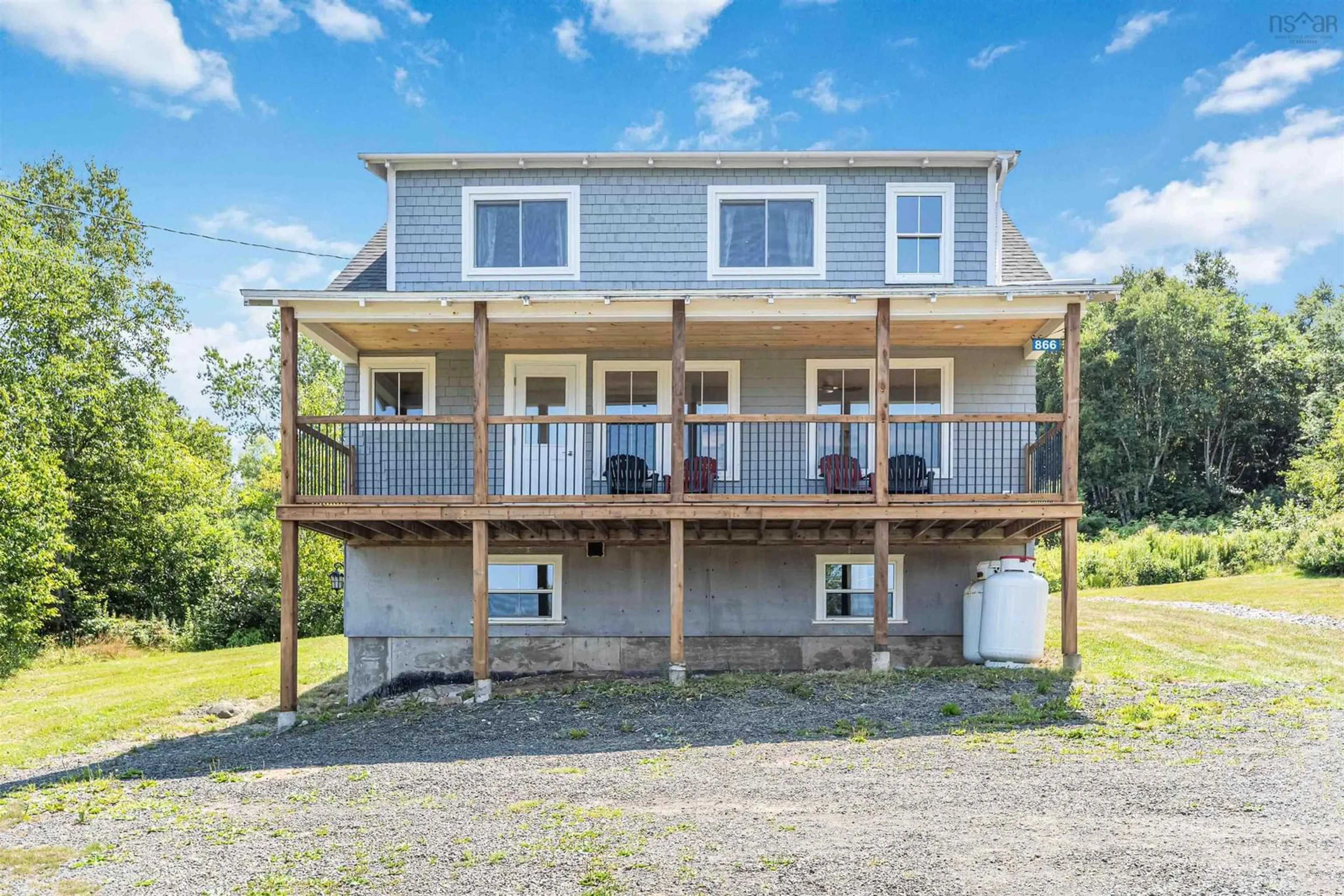 A pic from outside/outdoor area/front of a property/back of a property/a pic from drone, unknown for 866 Brinton Rd, Port Lorne Nova Scotia B0S 1R0