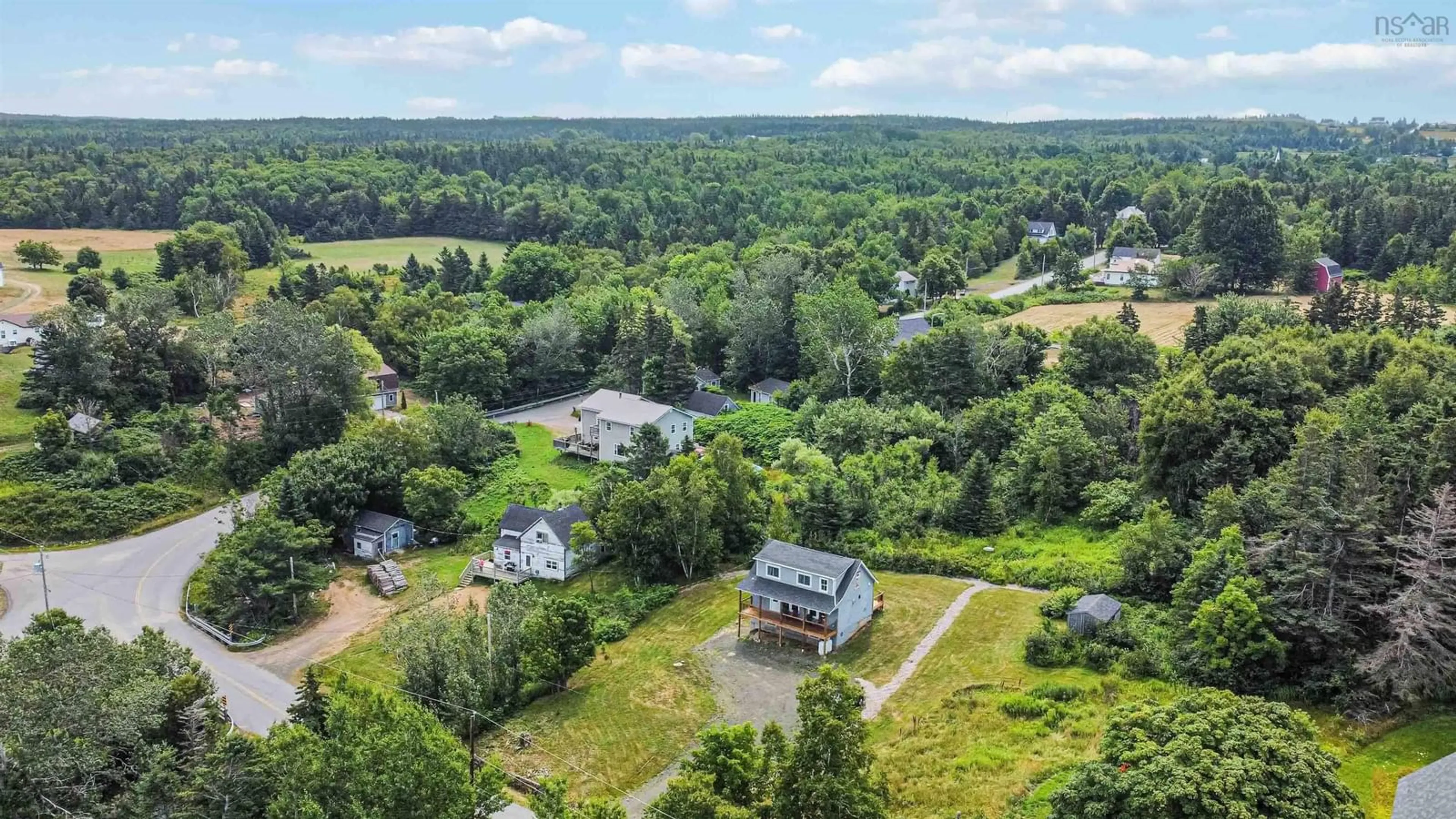 A pic from outside/outdoor area/front of a property/back of a property/a pic from drone, unknown for 866 Brinton Rd, Port Lorne Nova Scotia B0S 1R0