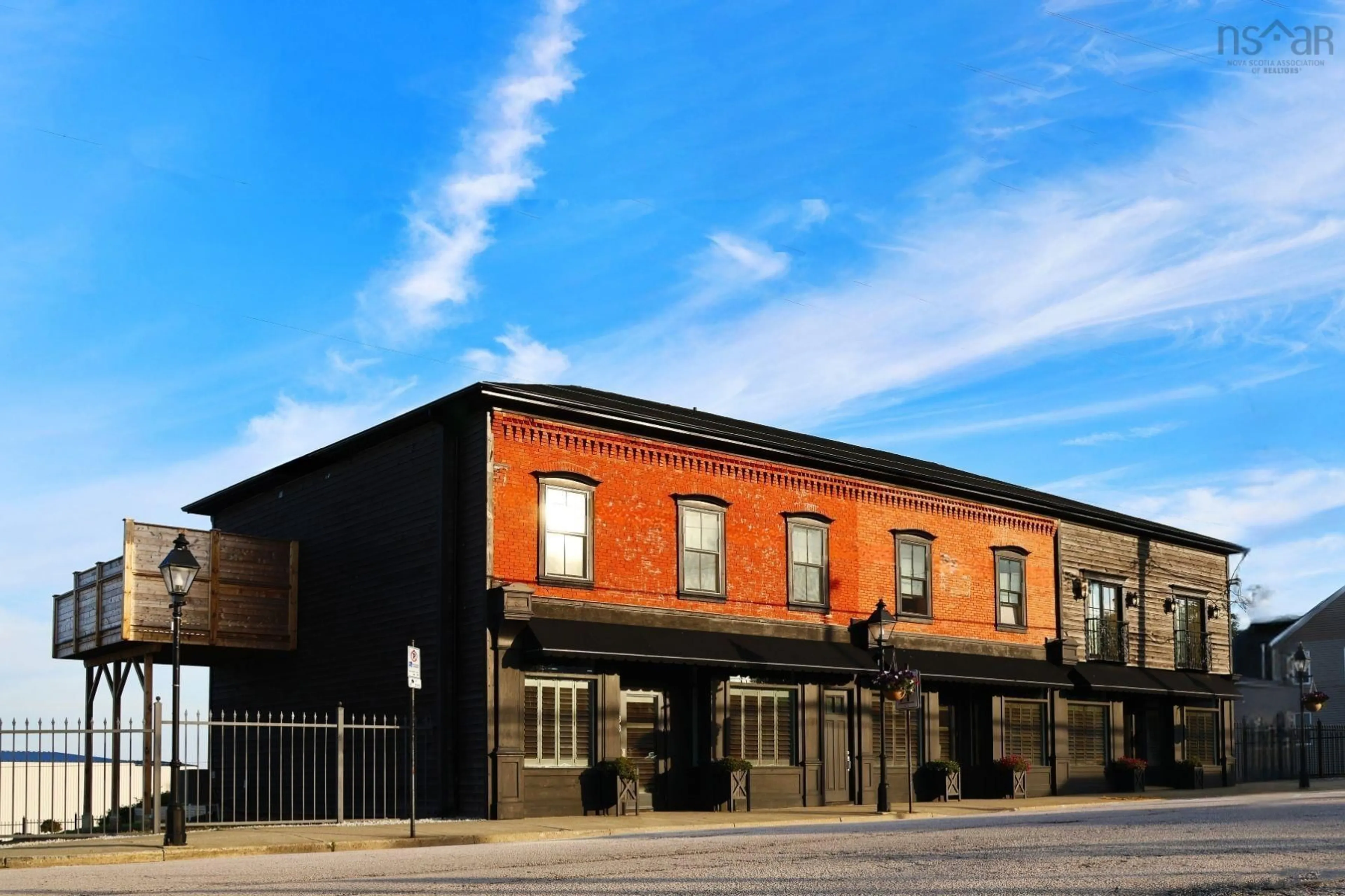 Patio, building for 94 Main St, Yarmouth Nova Scotia B5A 1B4