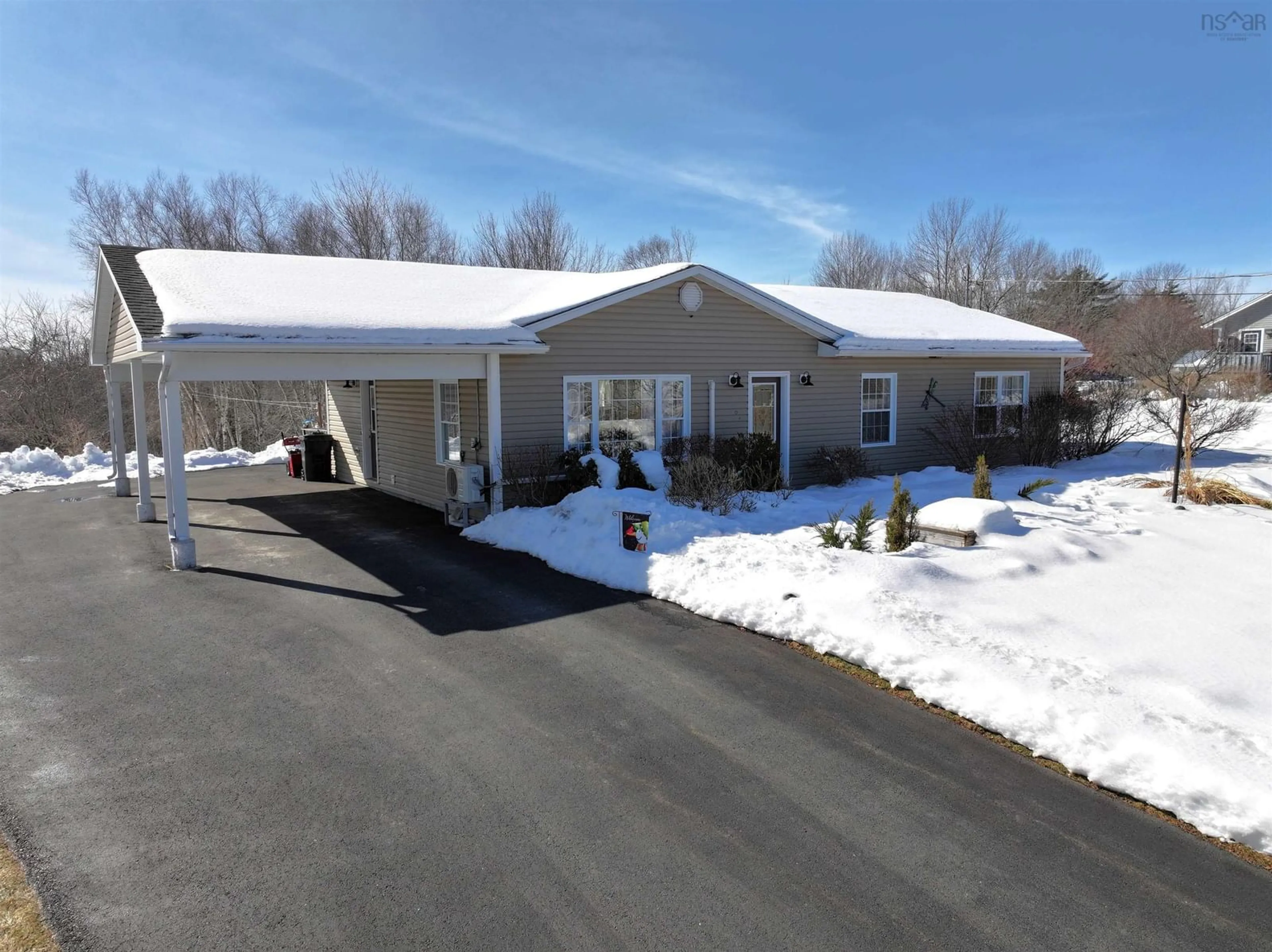 A pic from outside/outdoor area/front of a property/back of a property/a pic from drone, unknown for 67 Lester Getson Rd, Wileville Nova Scotia B4V 5J8