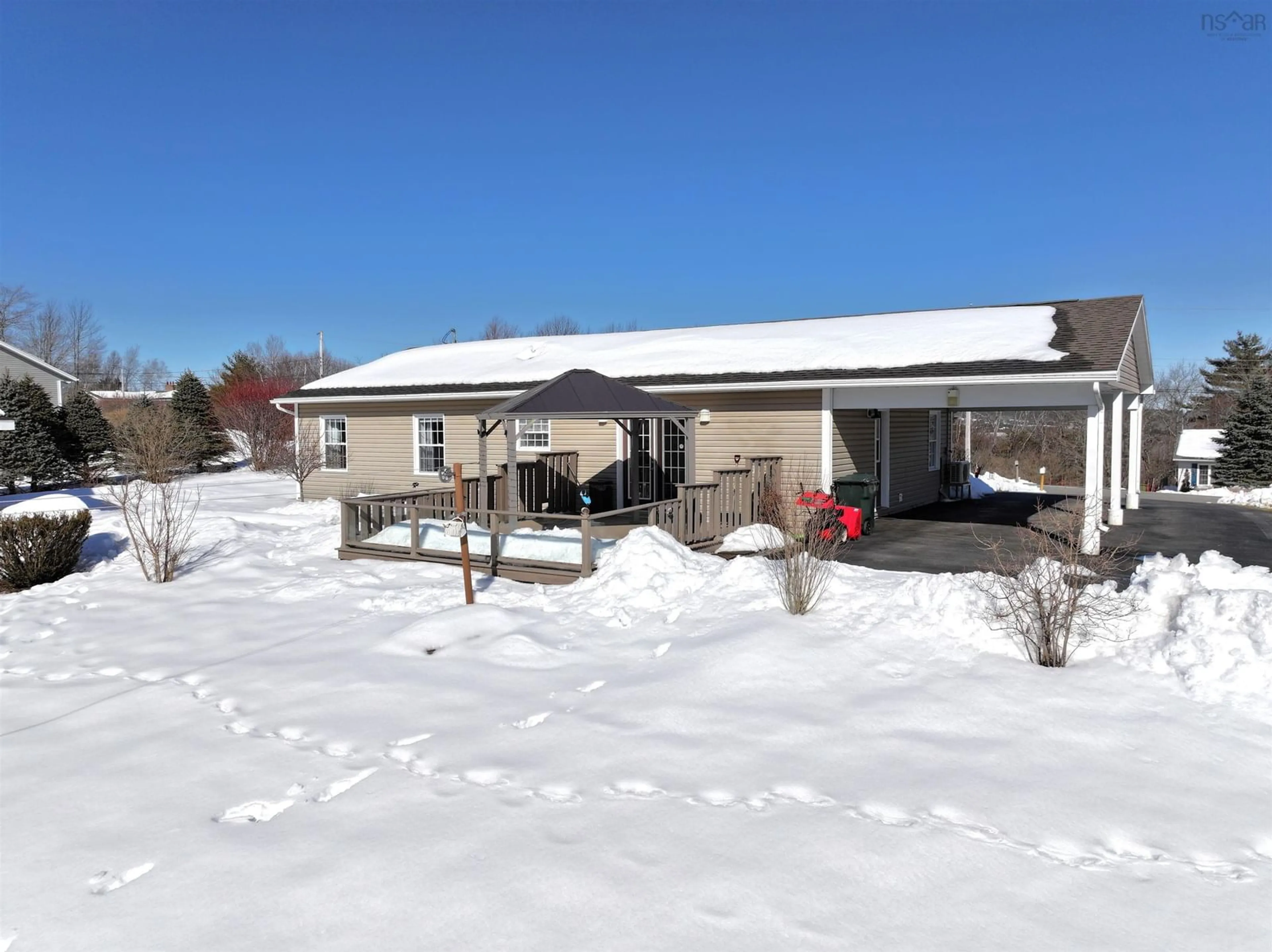 A pic from outside/outdoor area/front of a property/back of a property/a pic from drone, unknown for 67 Lester Getson Rd, Wileville Nova Scotia B4V 5J8