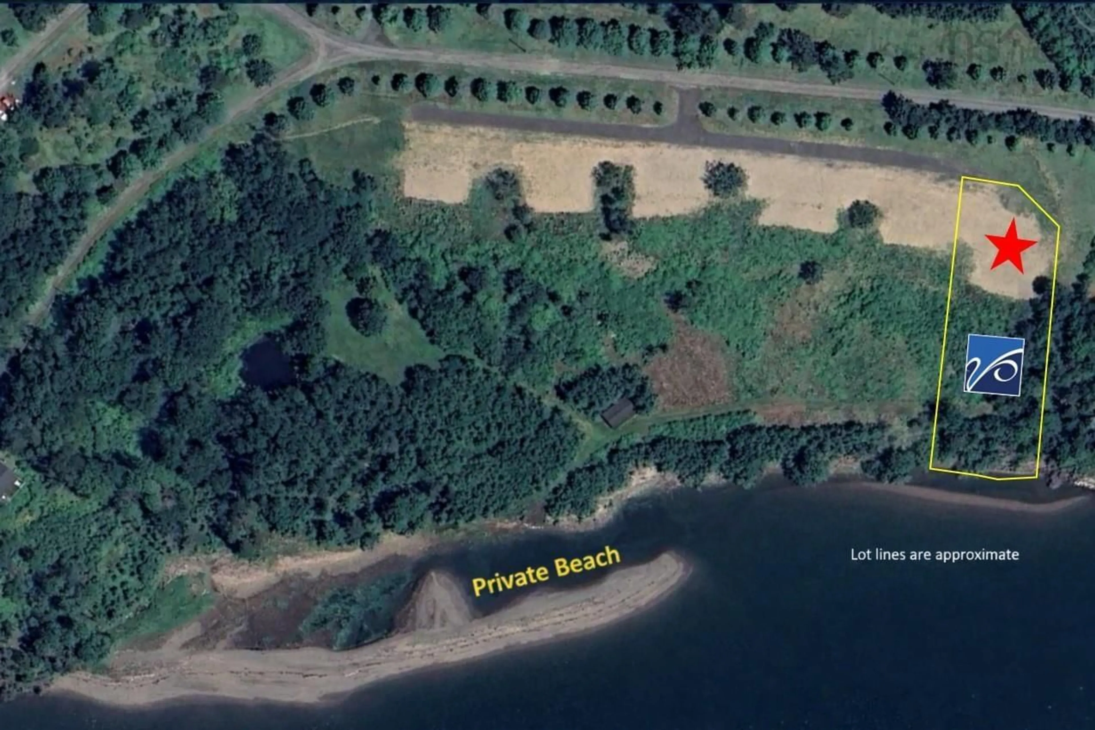 A pic from outside/outdoor area/front of a property/back of a property/a pic from drone, water/lake/river/ocean view for 41 Colonial Arms Drive, Deep Brook Nova Scotia B0S 1J0