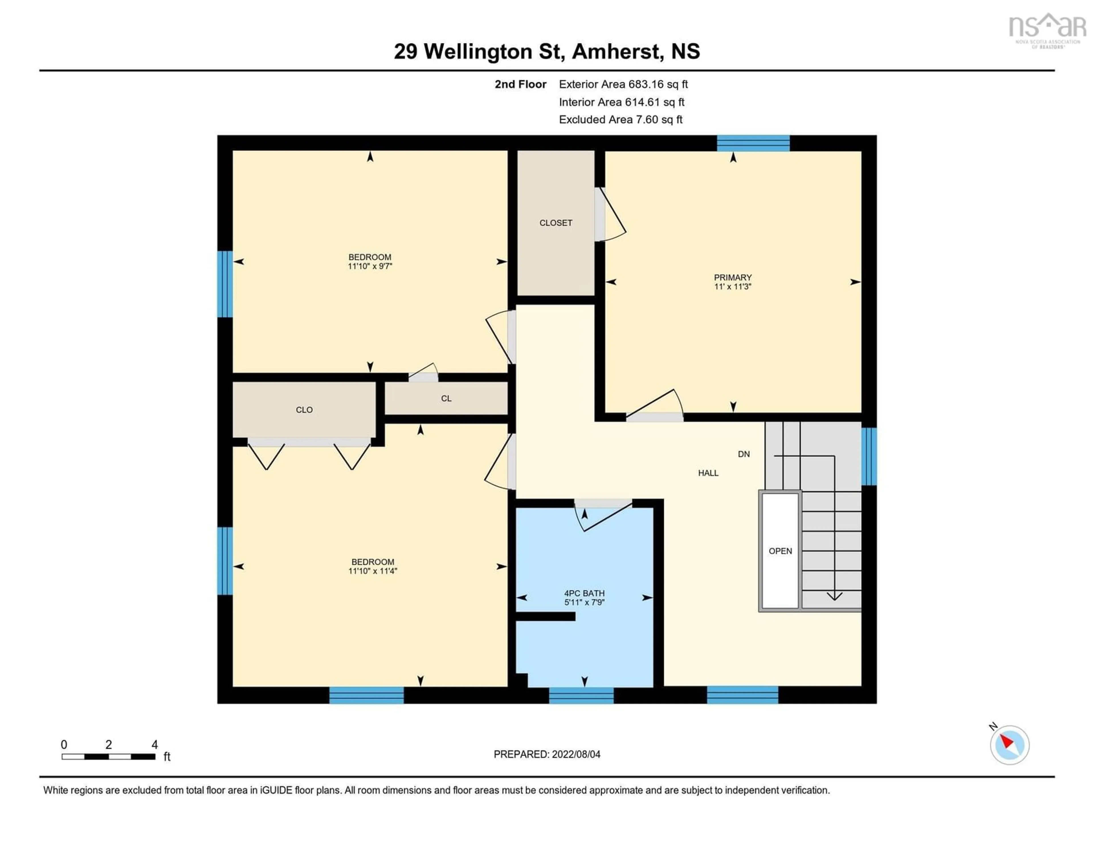 Floor plan for 29 Wellington St, Amherst Nova Scotia B4H 2J4