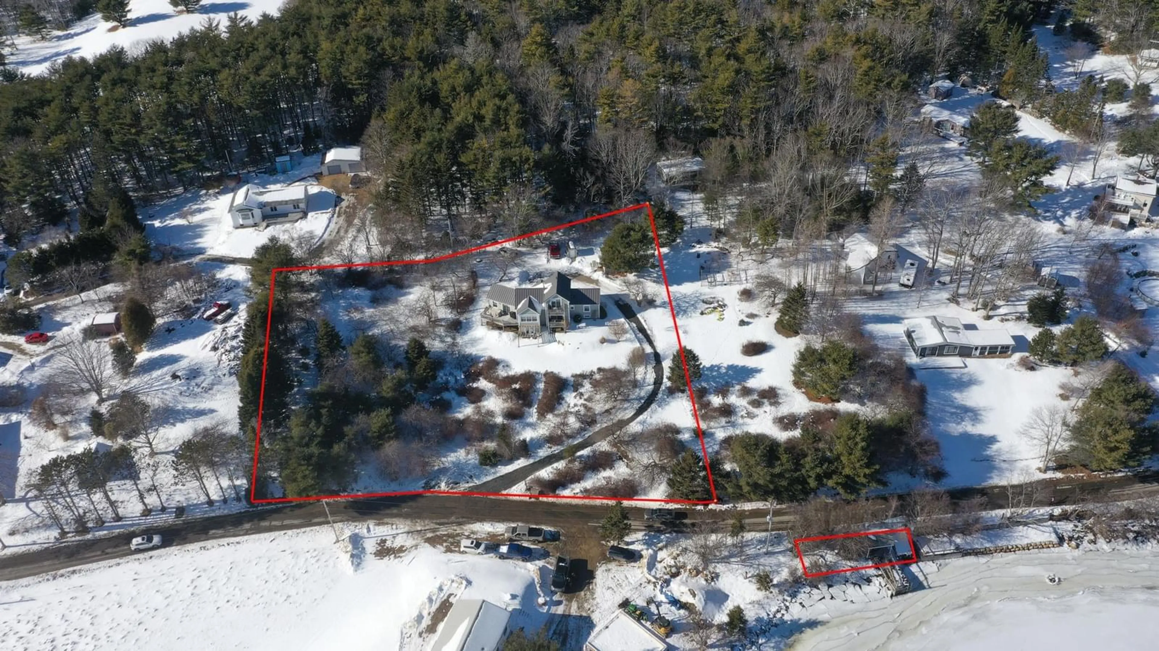 A pic from outside/outdoor area/front of a property/back of a property/a pic from drone, forest/trees view for 287 East Side Martins River Rd, Martins River Nova Scotia B0J 2E0