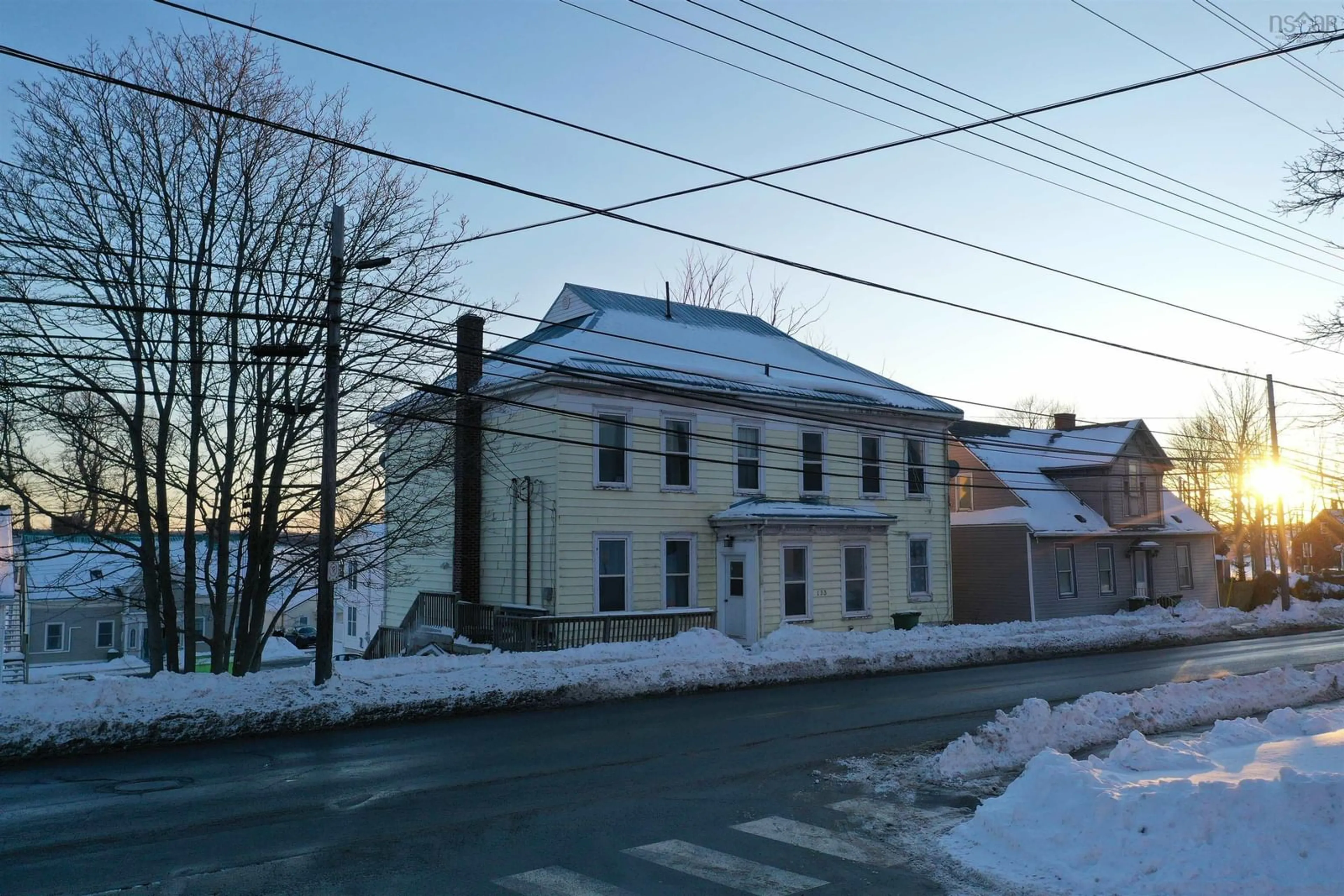 A pic from outside/outdoor area/front of a property/back of a property/a pic from drone, street for 133 Church St, Pictou Nova Scotia B0K 1H0