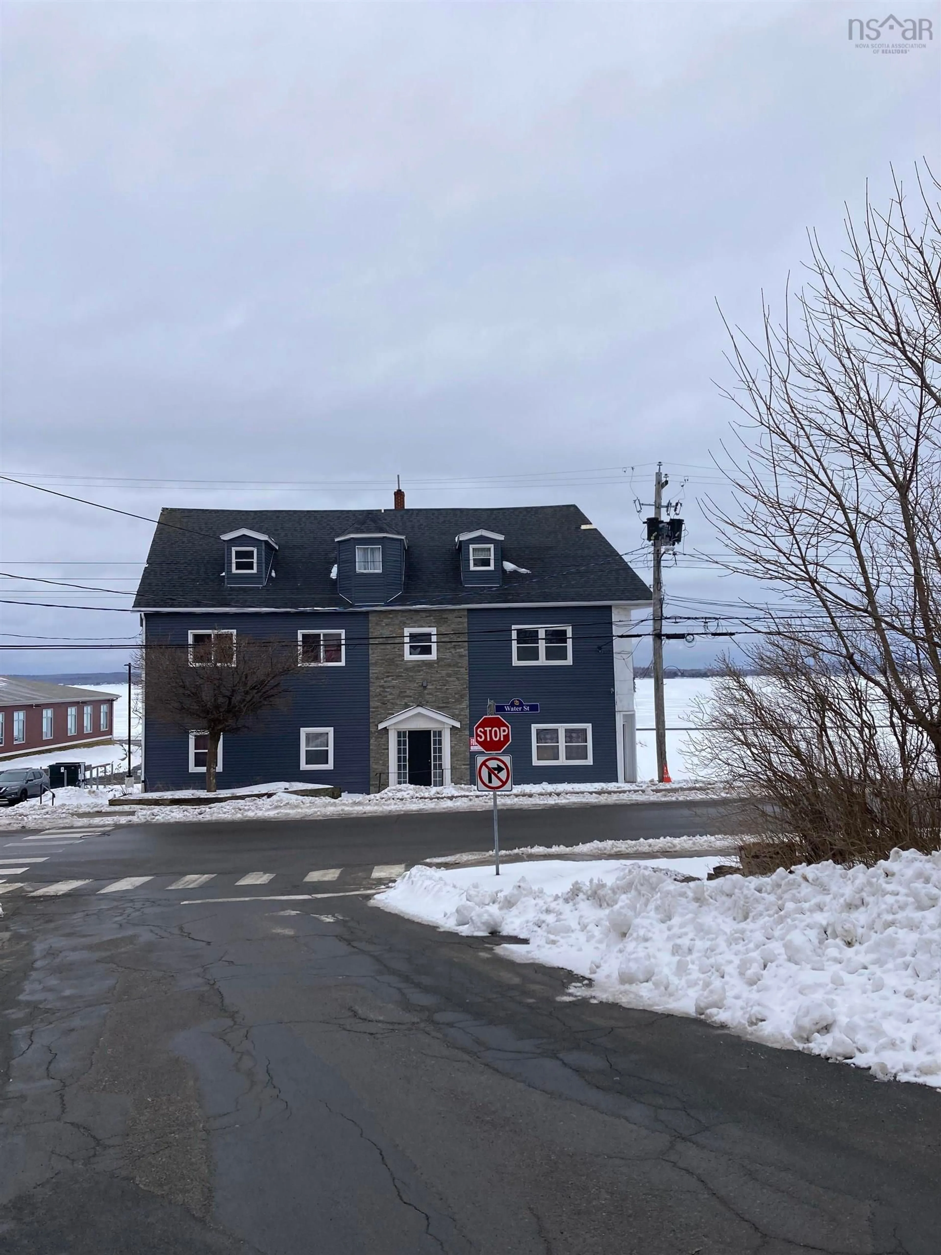 A pic from outside/outdoor area/front of a property/back of a property/a pic from drone, street for 123 Water St, Pictou Nova Scotia B0K 1H0