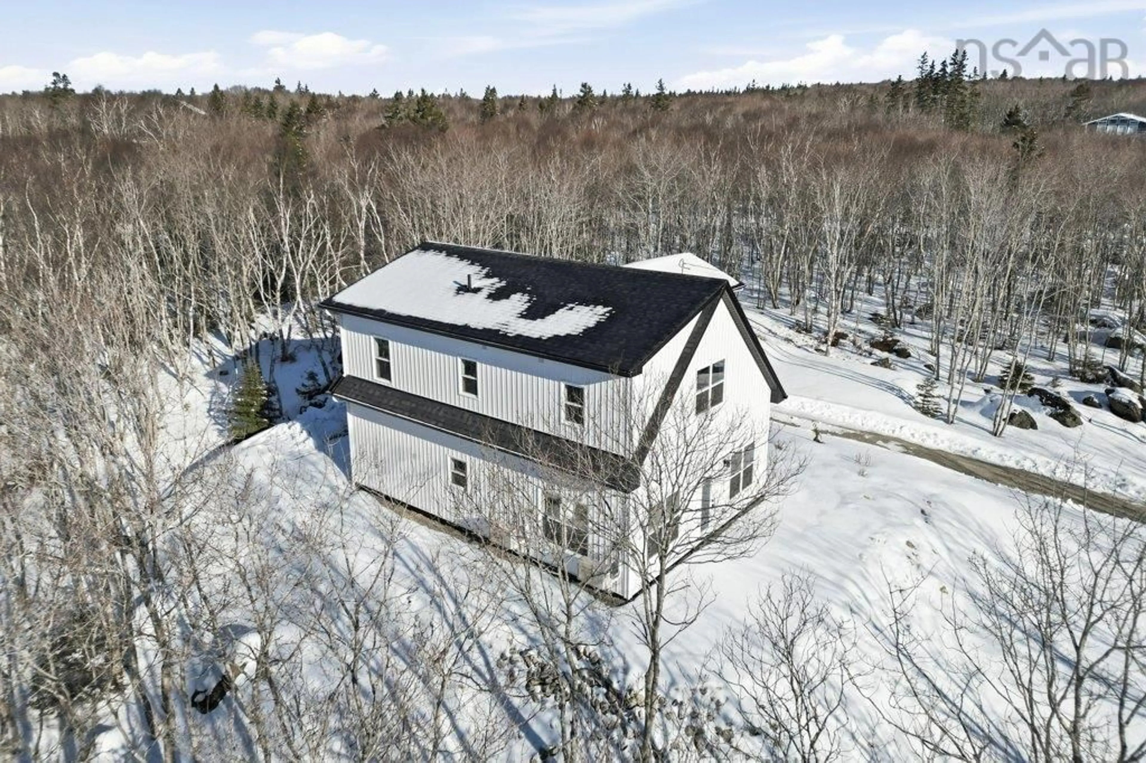 A pic from outside/outdoor area/front of a property/back of a property/a pic from drone, building for 8 Five Rivers Drive, White Point Nova Scotia B0T 1G0