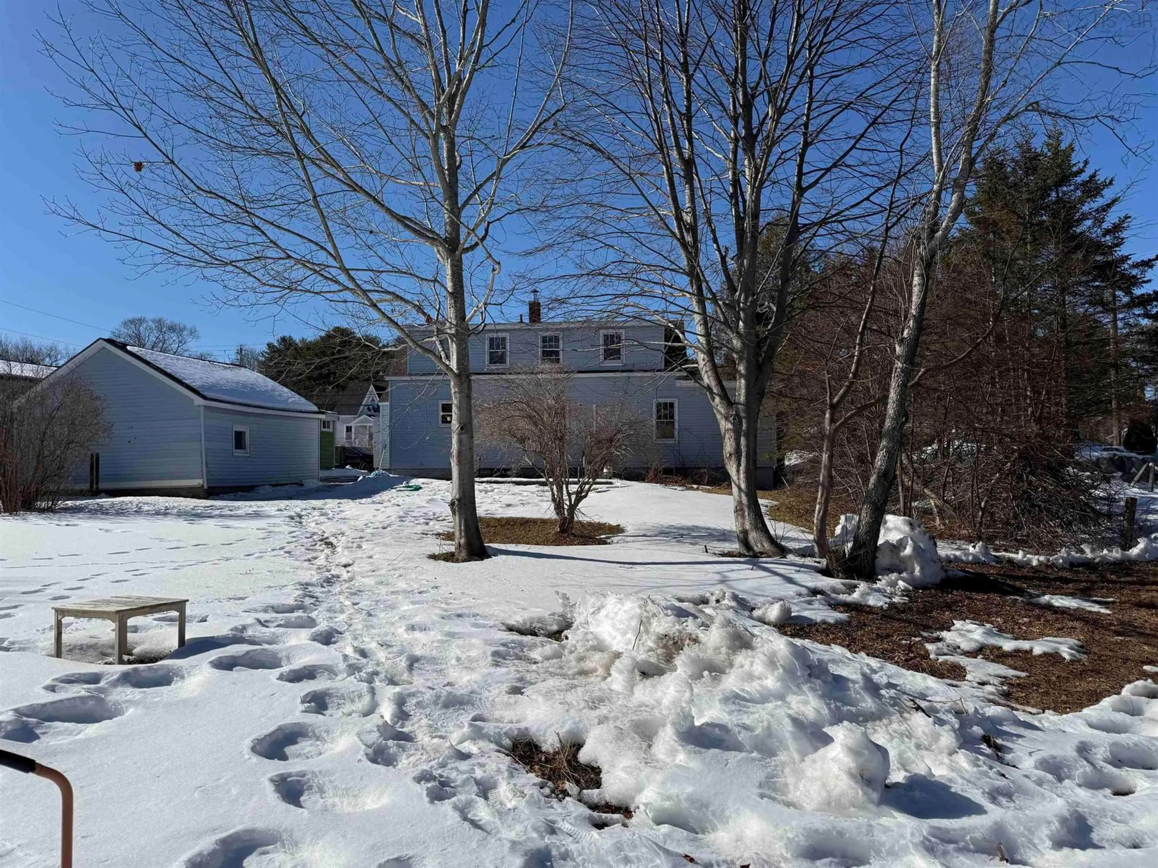 A pic from outside/outdoor area/front of a property/back of a property/a pic from drone, street for 6515 Highway 3, Western Shore Nova Scotia B0J 3M0