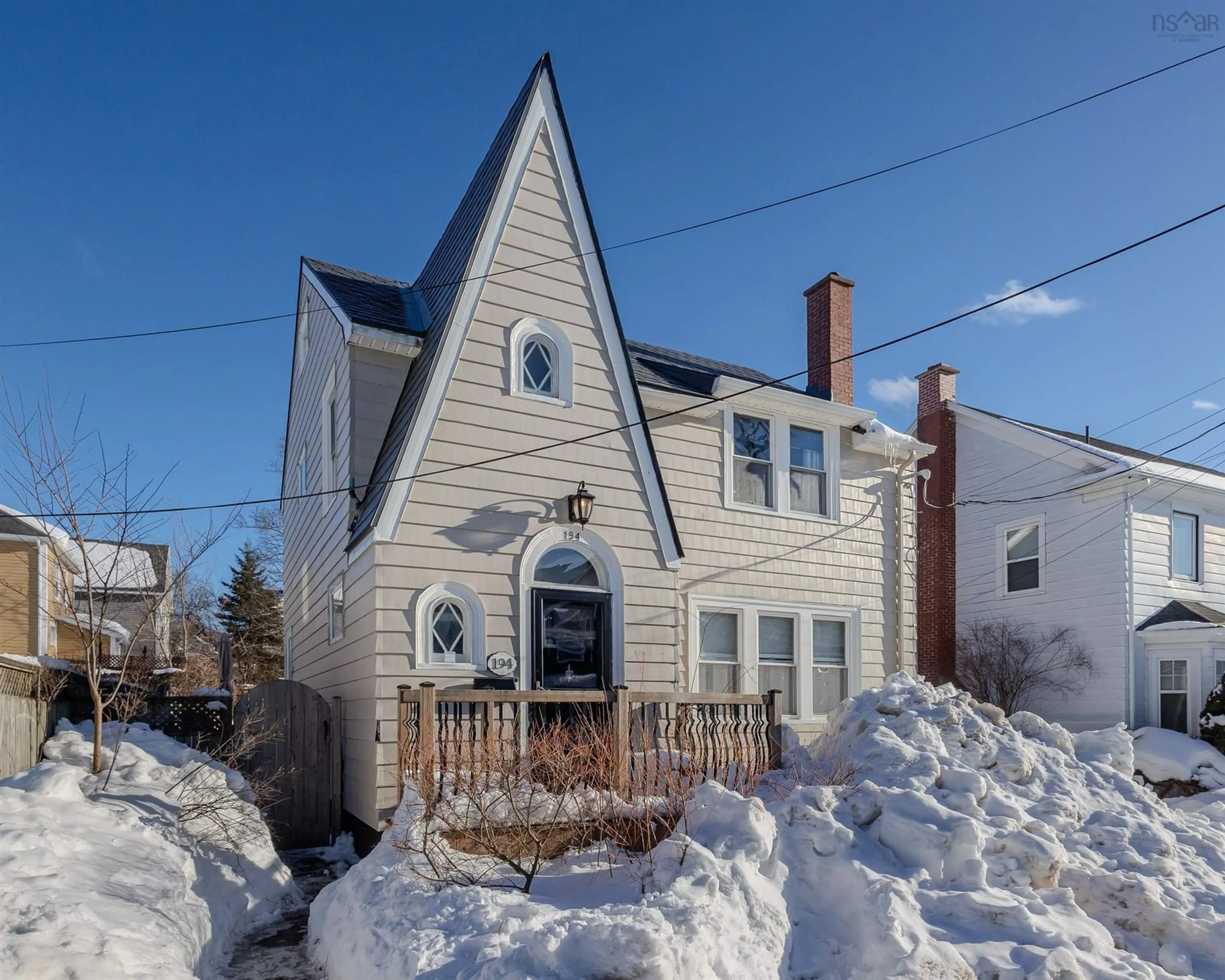 Home with vinyl exterior material, street for 194 Park St, Sydney Nova Scotia B1P 4W8