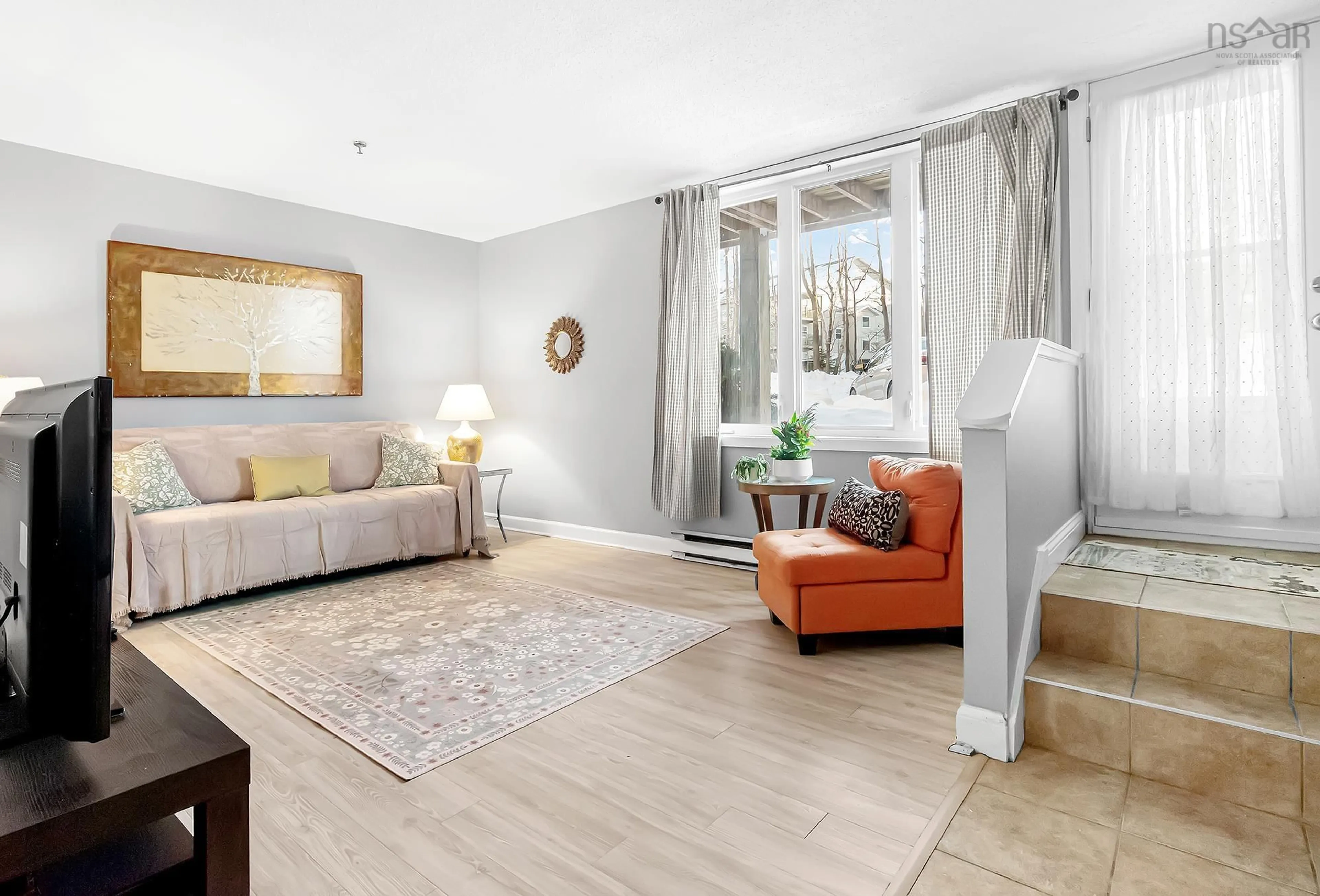 Living room with furniture, unknown for 158 Farnham Gate Rd #104, Halifax Nova Scotia B3K 4X8