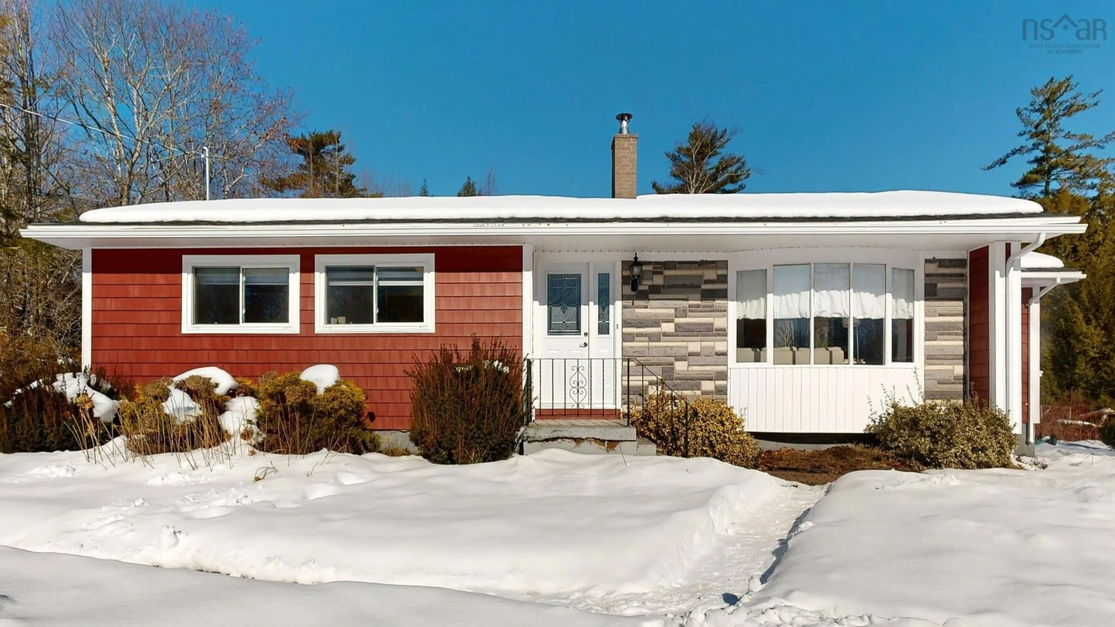 Home with vinyl exterior material, street for 1793 Hwy 201 Hwy, South Greenwood Nova Scotia B0S 1R0