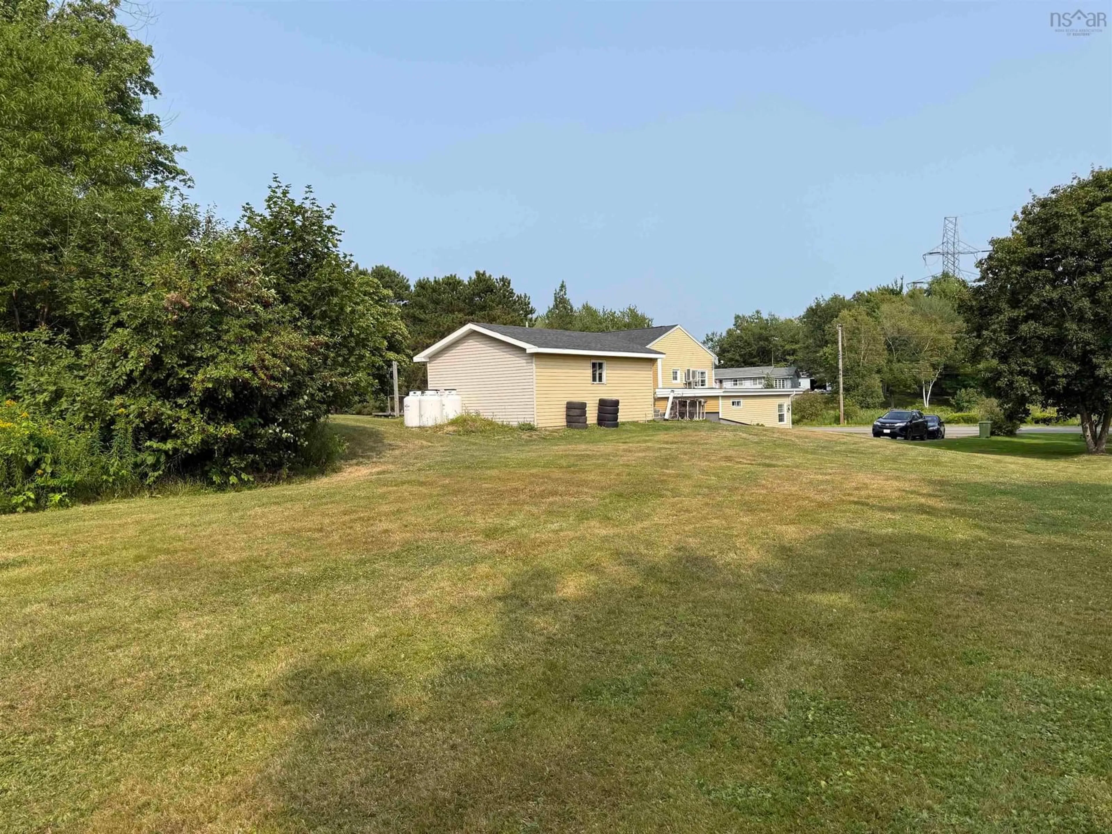 A pic from outside/outdoor area/front of a property/back of a property/a pic from drone, unknown for 123 Chance Harbour Rd, Hillside Nova Scotia B0K 1X0