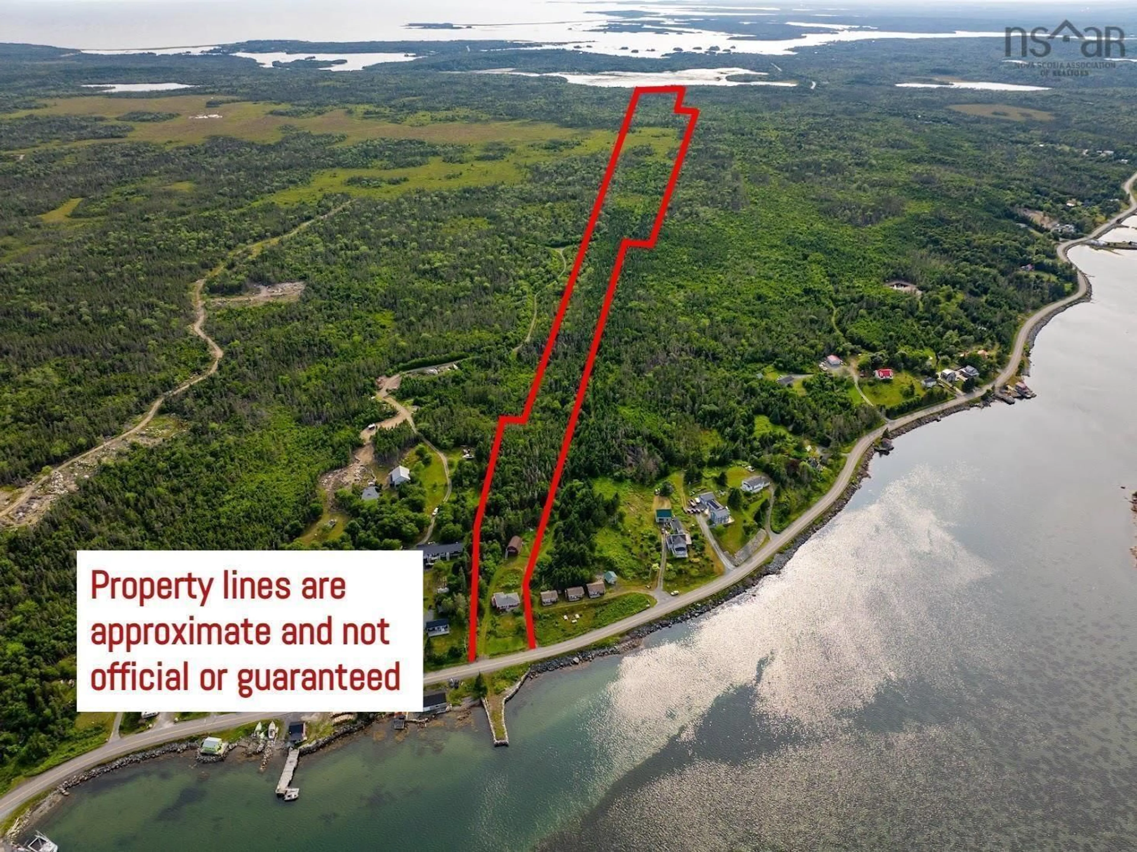 A pic from outside/outdoor area/front of a property/back of a property/a pic from drone, water/lake/river/ocean view for 1680 West Jeddore Rd, West Jeddore Nova Scotia B0J 2L0