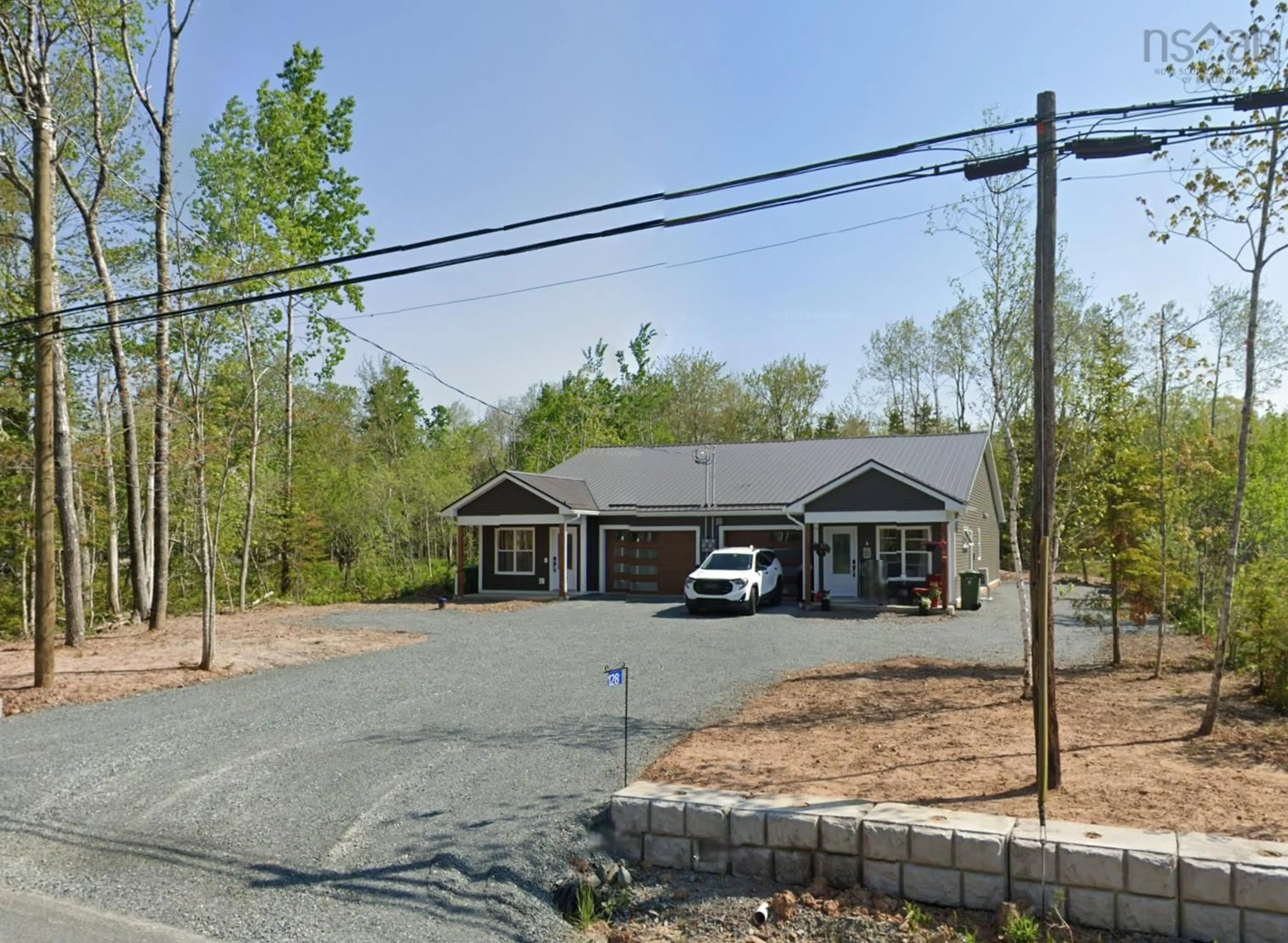 A pic from outside/outdoor area/front of a property/back of a property/a pic from drone, street for 128 & 130 Renfrew Rd, Enfield Nova Scotia B2T 1M6