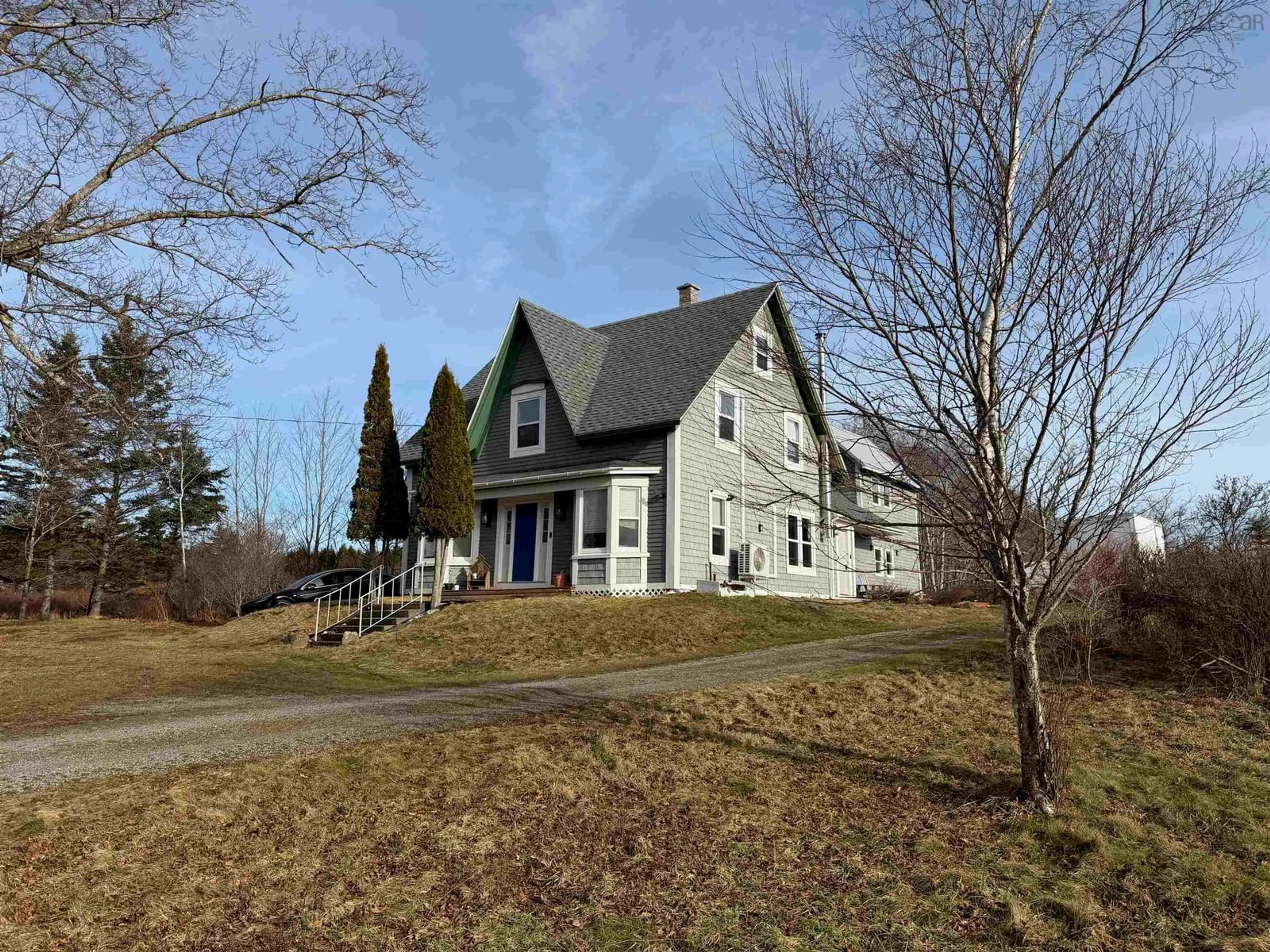 A pic from outside/outdoor area/front of a property/back of a property/a pic from drone, street for 526 Cedar Lake Rd, Cedar Lake Nova Scotia B5A 5L8