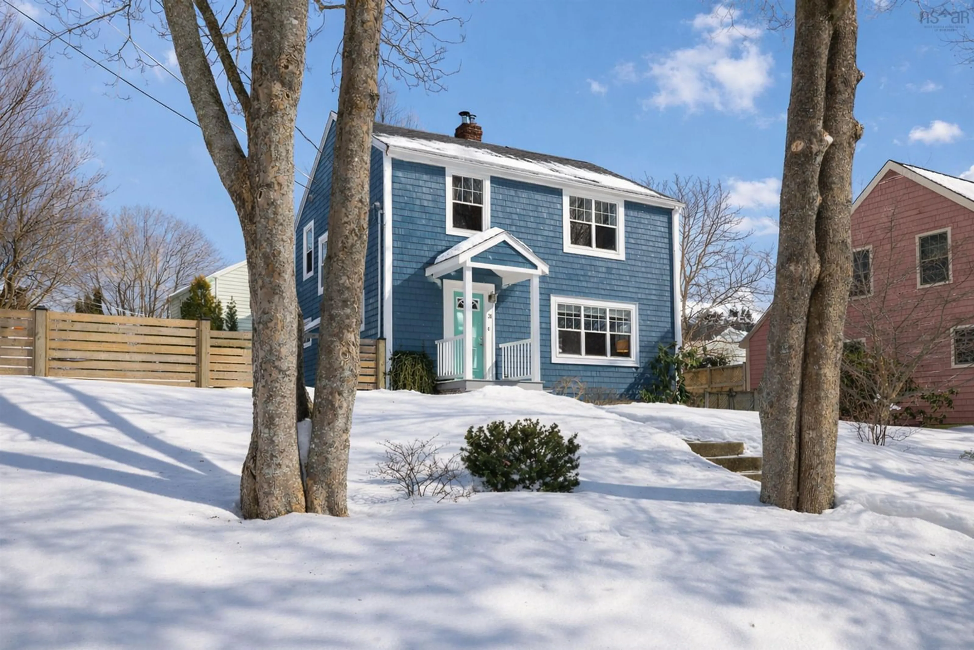 Home with vinyl exterior material, street for 30 Melwood Ave, Halifax Nova Scotia B3N 1E3
