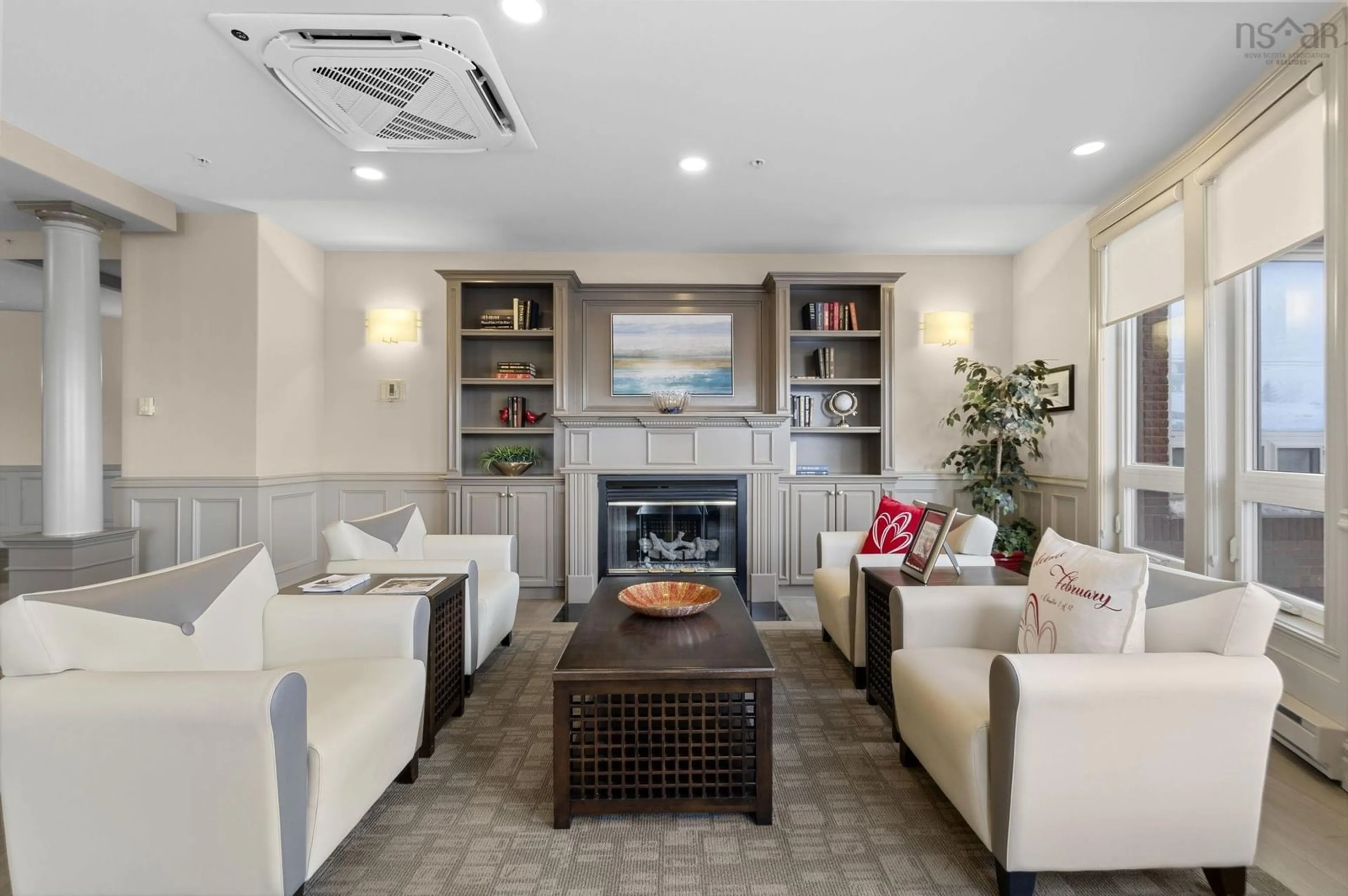 Living room with furniture, ceramic/tile floor for 77 Russell Lake #306, Dartmouth Nova Scotia B2W 6R8