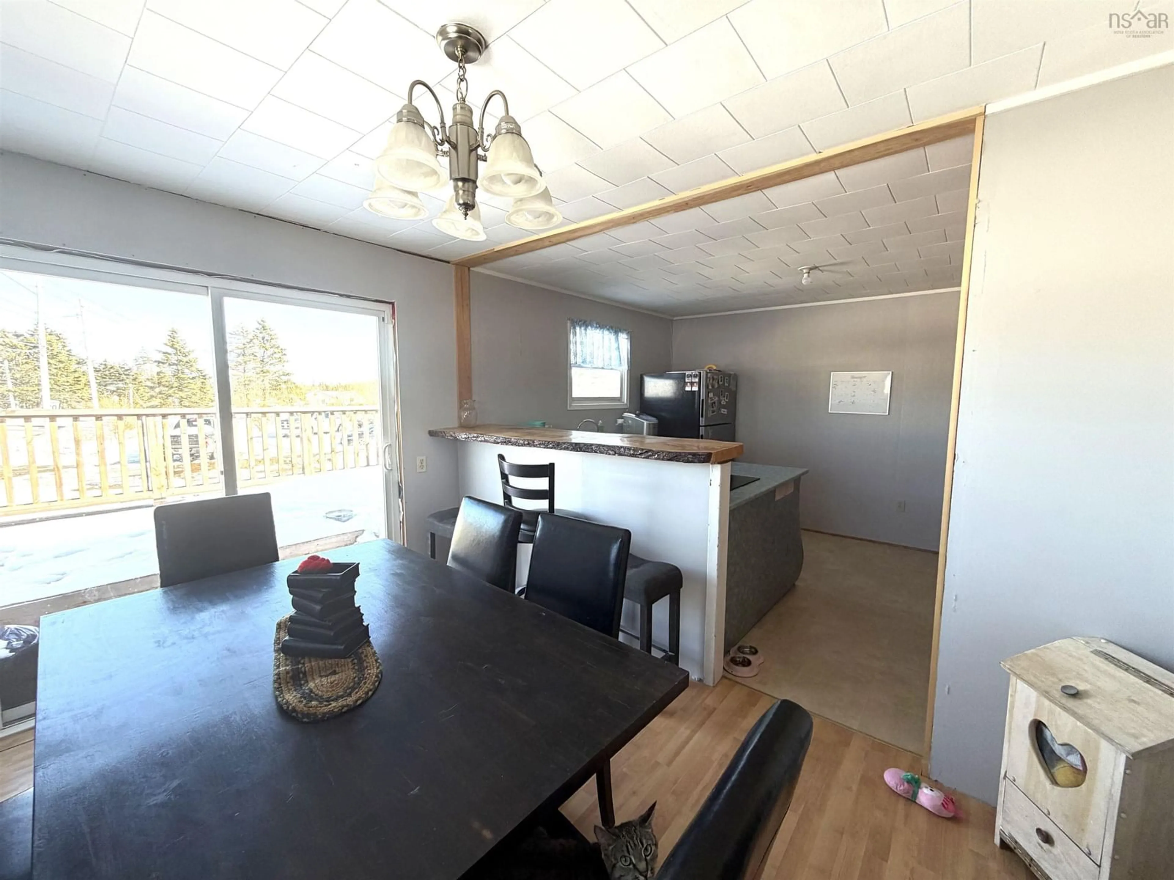 Dining room, wood/laminate floor for 1139 Highway 330, Centreville Nova Scotia B0W 2G0