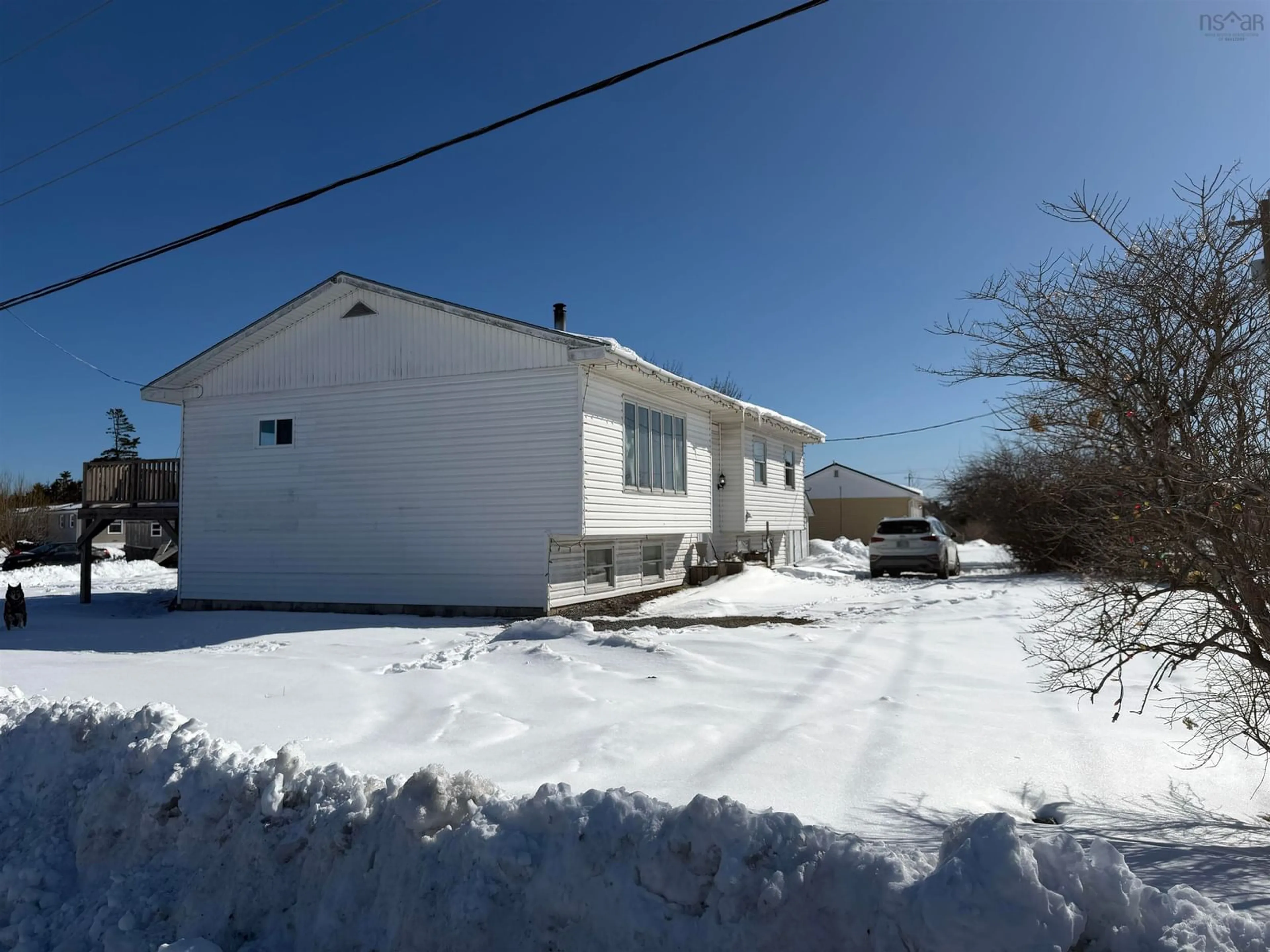 A pic from outside/outdoor area/front of a property/back of a property/a pic from drone, street for 1139 Highway 330, Centreville Nova Scotia B0W 2G0