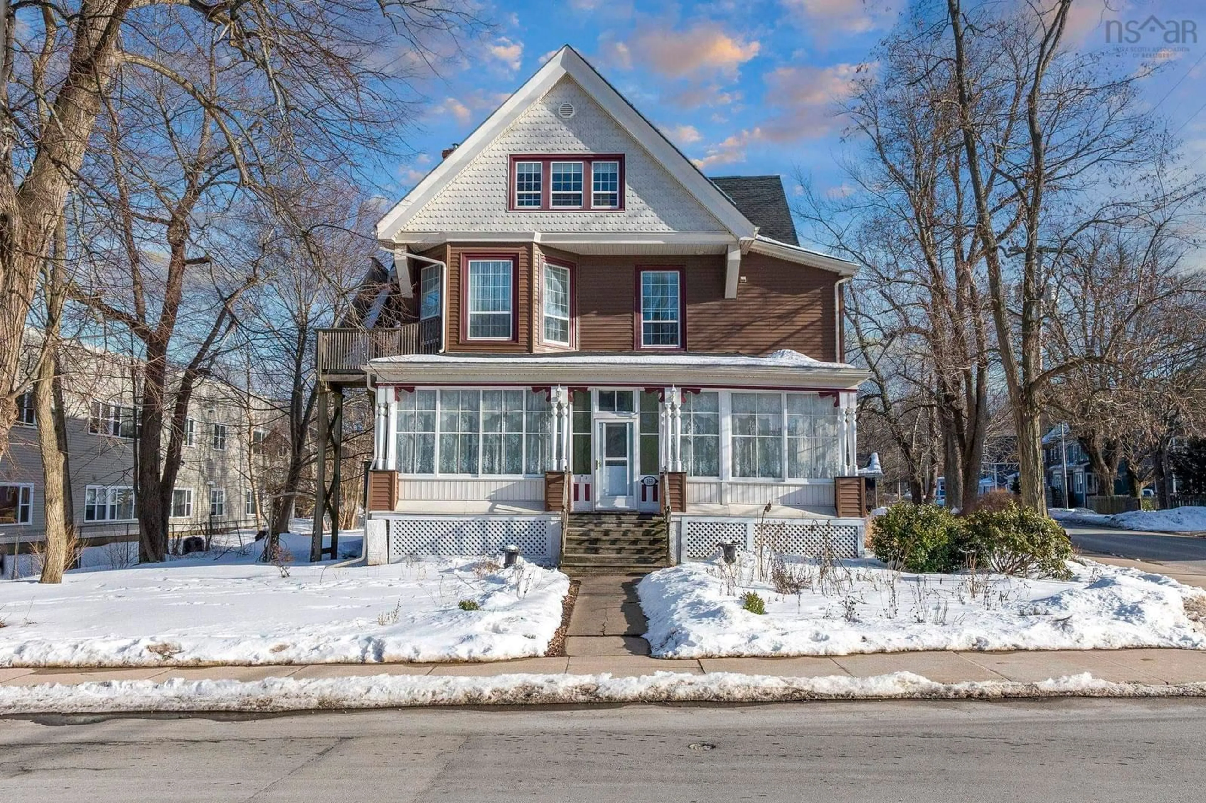 Home with brick exterior material, street for 153 Albert St, Windsor Nova Scotia B0N 2T0