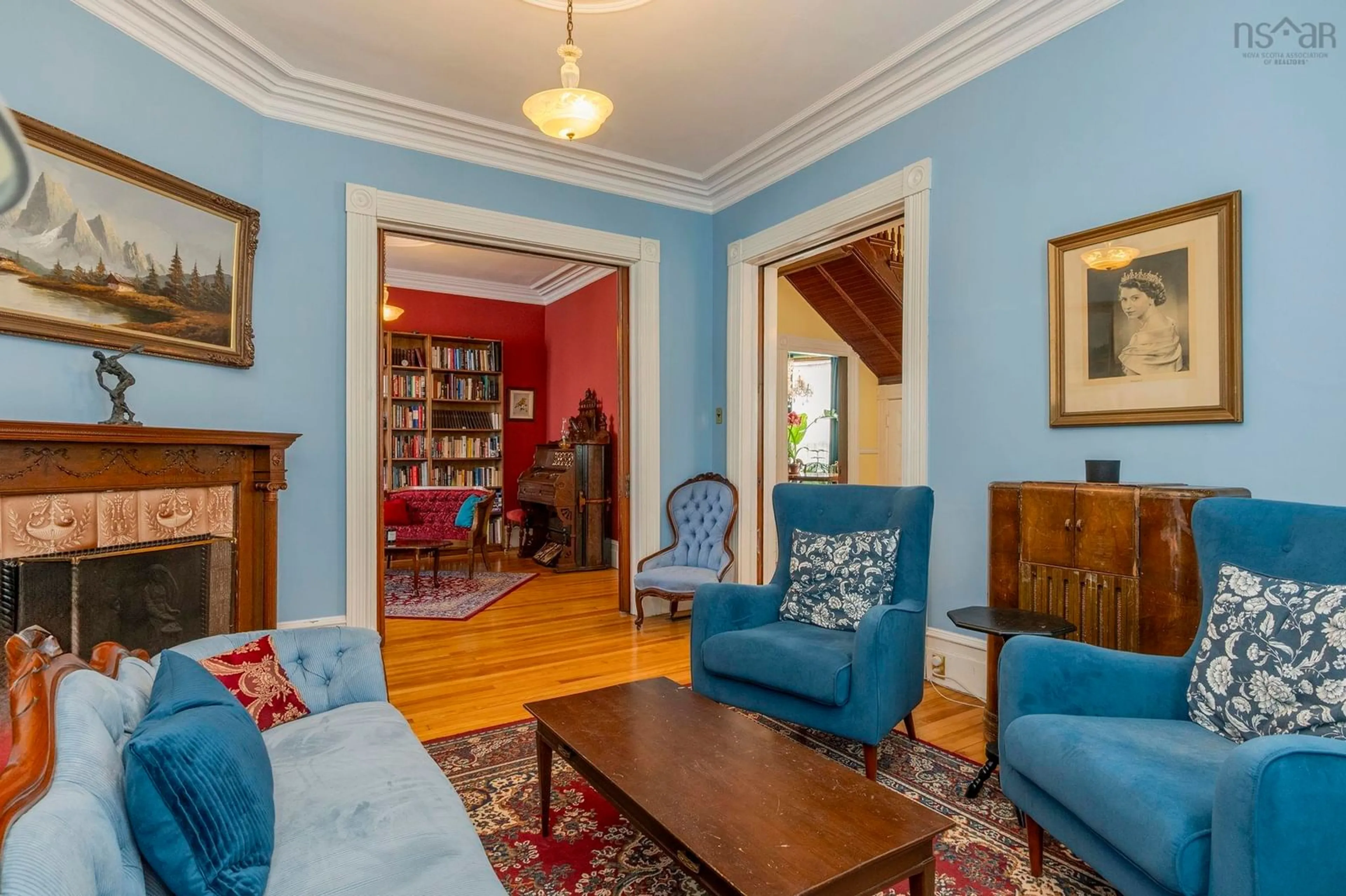 Living room with furniture, unknown for 153 Albert St, Windsor Nova Scotia B0N 2T0