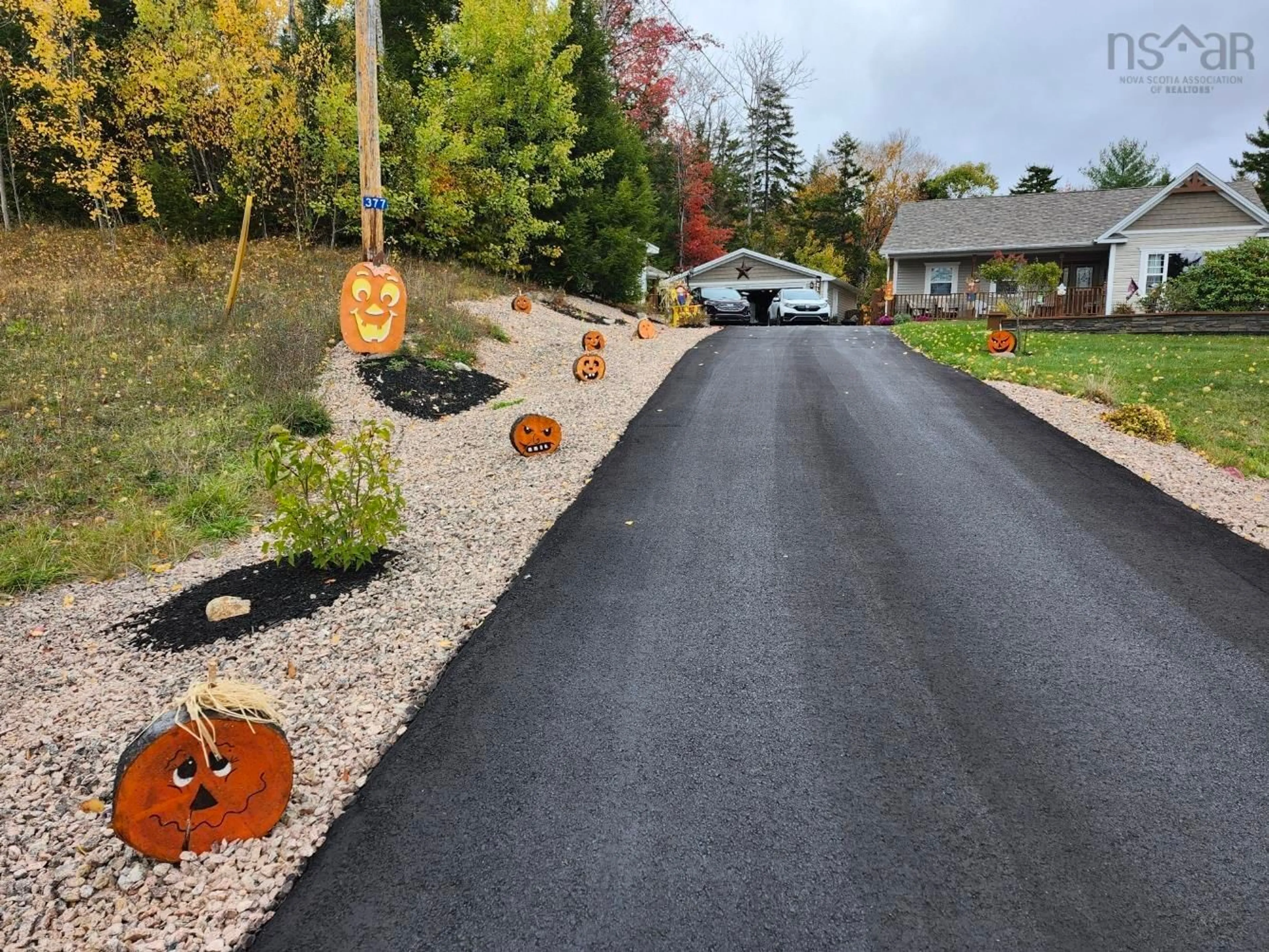 Home with vinyl exterior material, street for 377 Laurel Ridge Dr, Beaver Bank Nova Scotia B4G 1H7