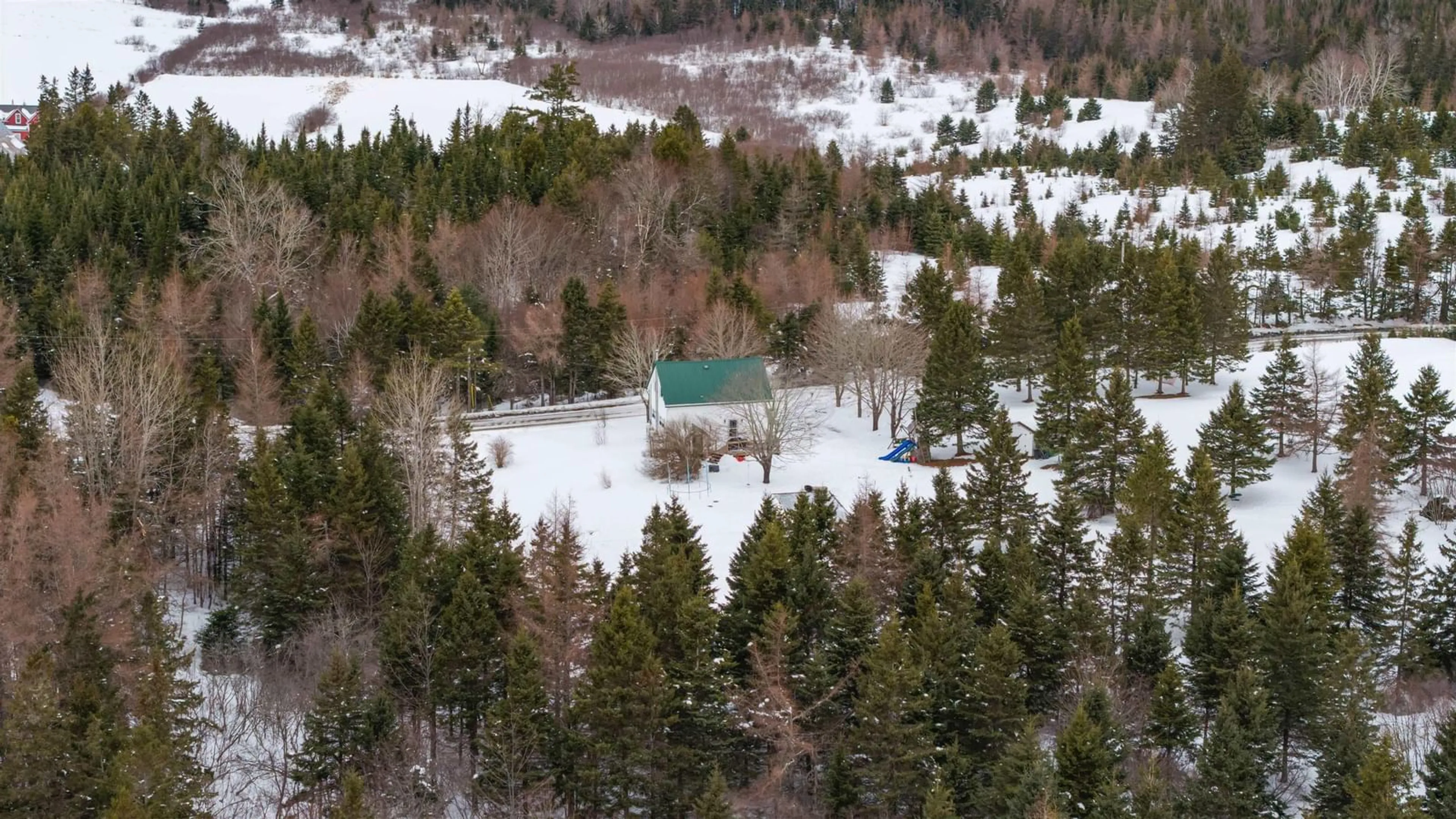 A pic from outside/outdoor area/front of a property/back of a property/a pic from drone, forest/trees view for 372 Lays Lake Rd, Meaghers Grant Nova Scotia B0N 1V0