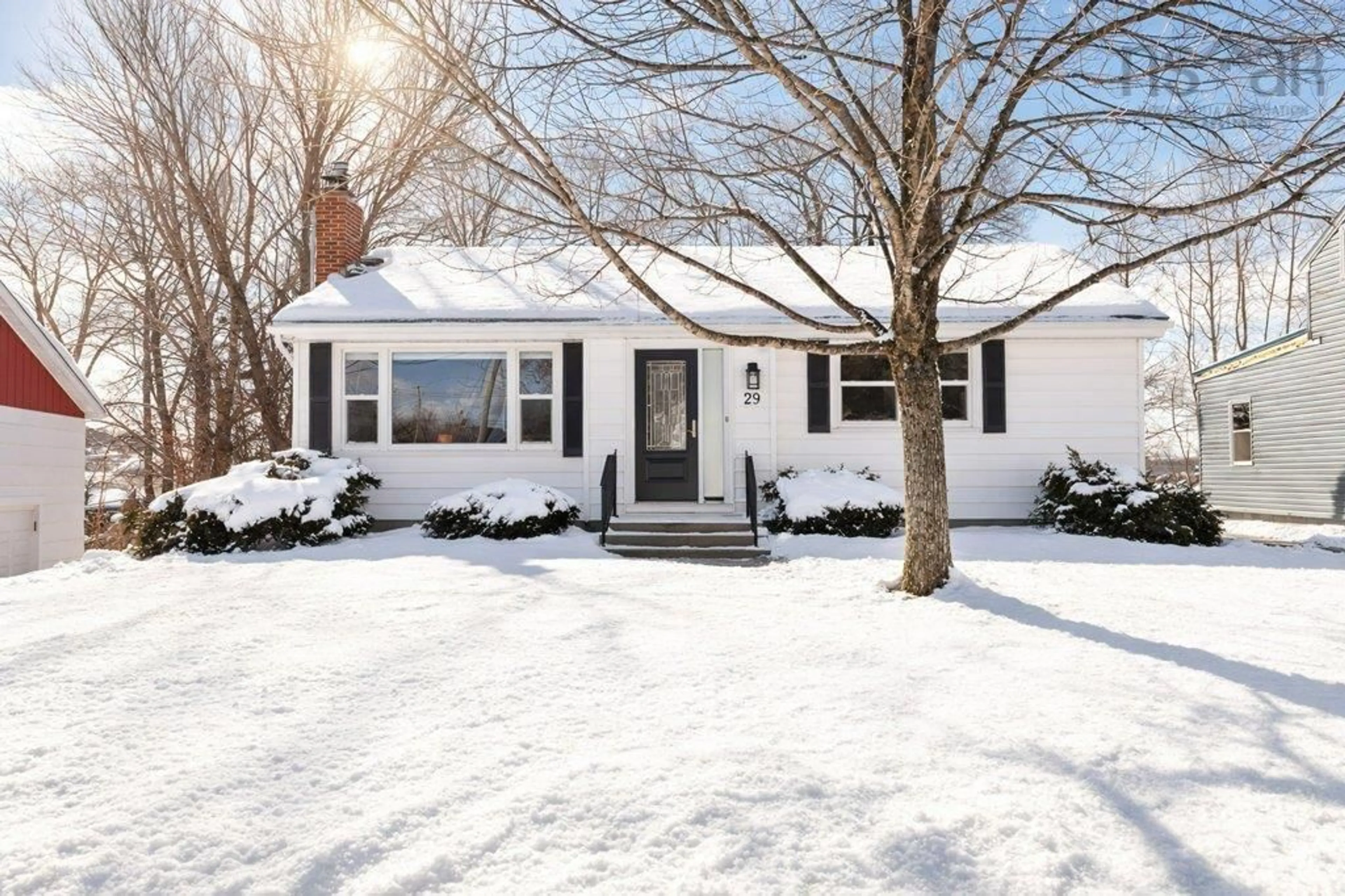 Home with vinyl exterior material, street for 29 Caudle Park Cres, Lower Sackville Nova Scotia B4C 1Z3