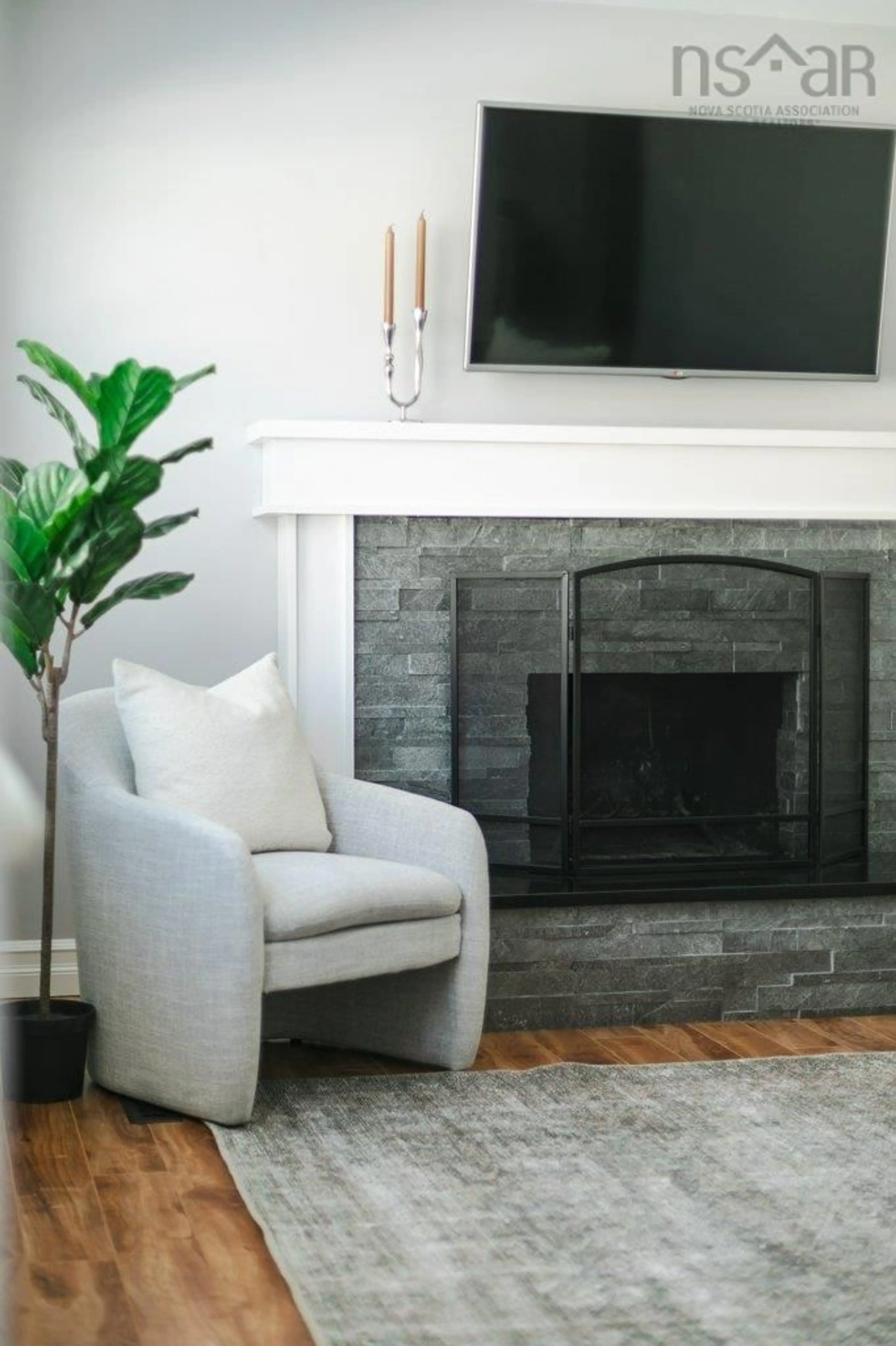 Living room with furniture, unknown for 29 Caudle Park Cres, Lower Sackville Nova Scotia B4C 1Z3