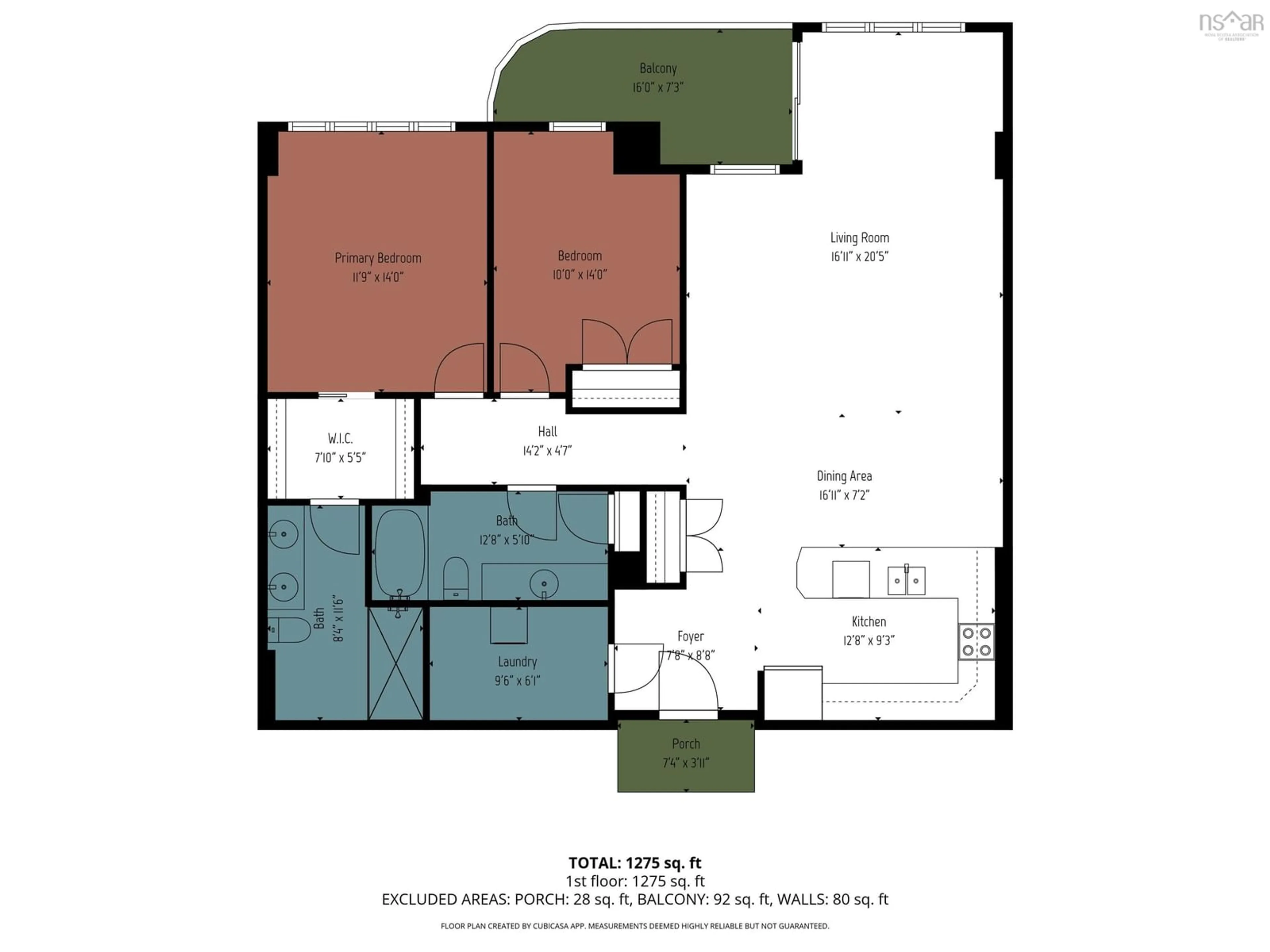 Floor plan for 53 Bedros Lane #601, Bedford Nova Scotia B3M 4X4
