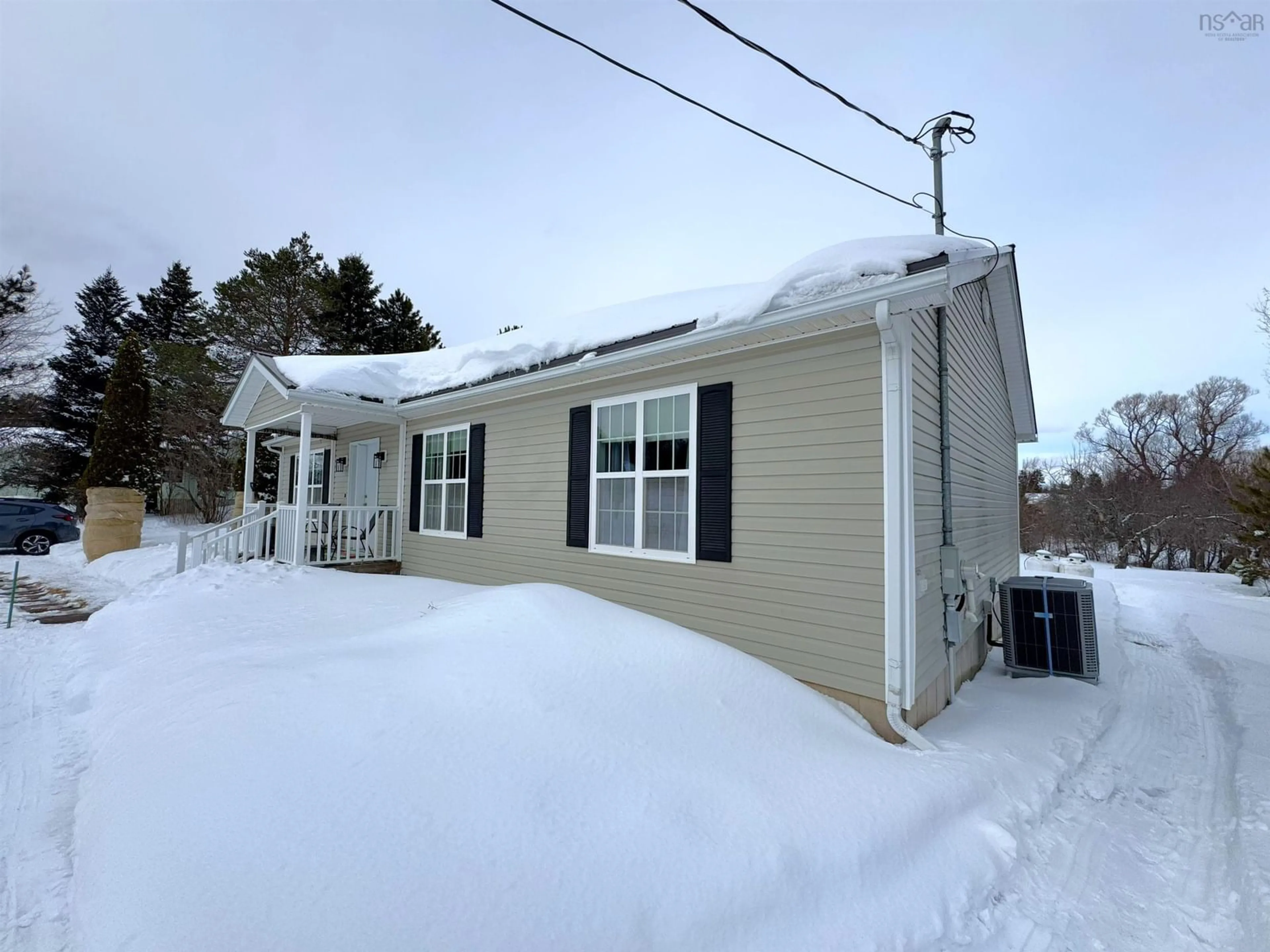A pic from outside/outdoor area/front of a property/back of a property/a pic from drone, street for 18 Greenhill Rd, Alma Nova Scotia B0K 2A0