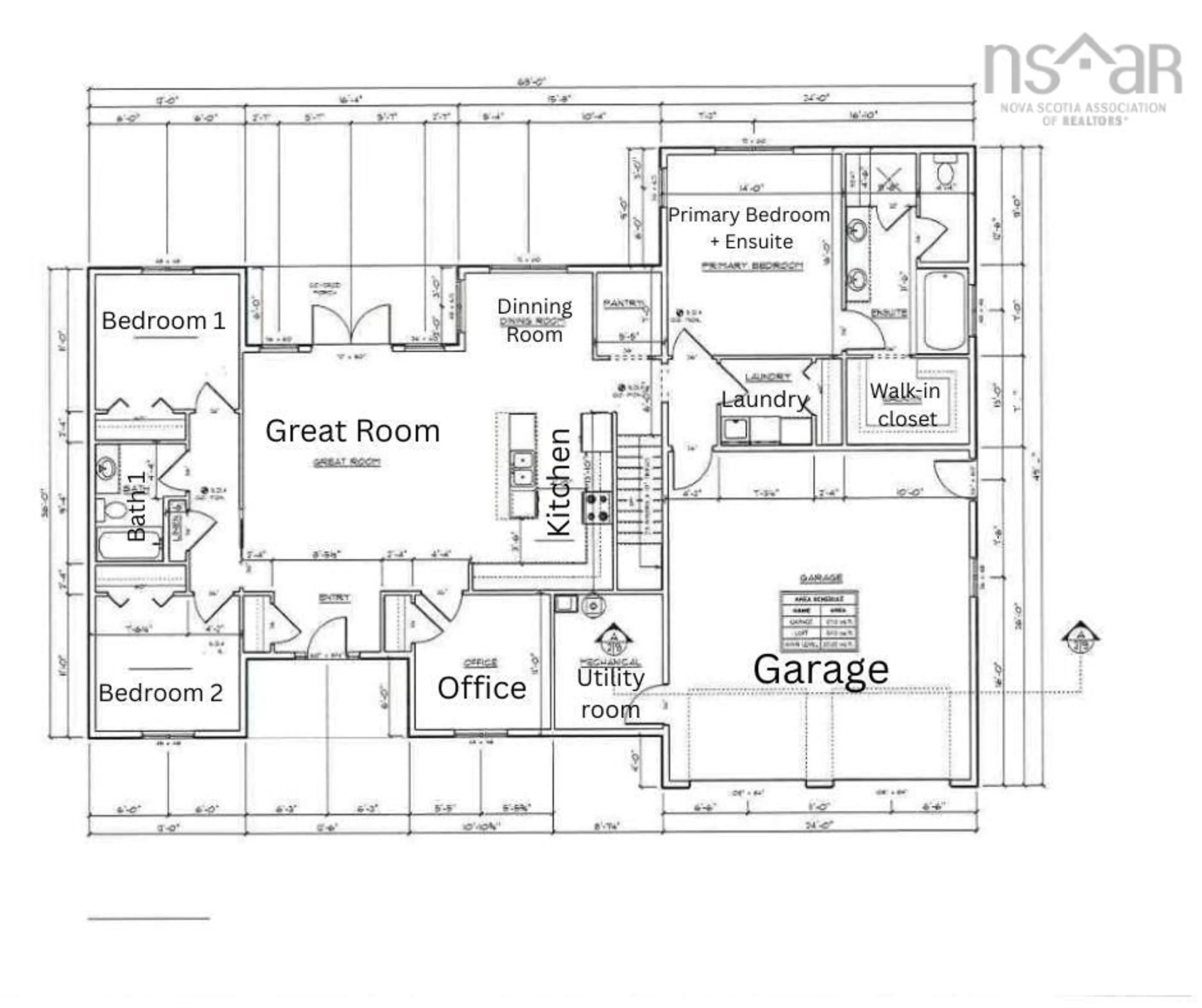 Floor plan for 27 Molly Lane, Brookdale Nova Scotia B4H 3Y1