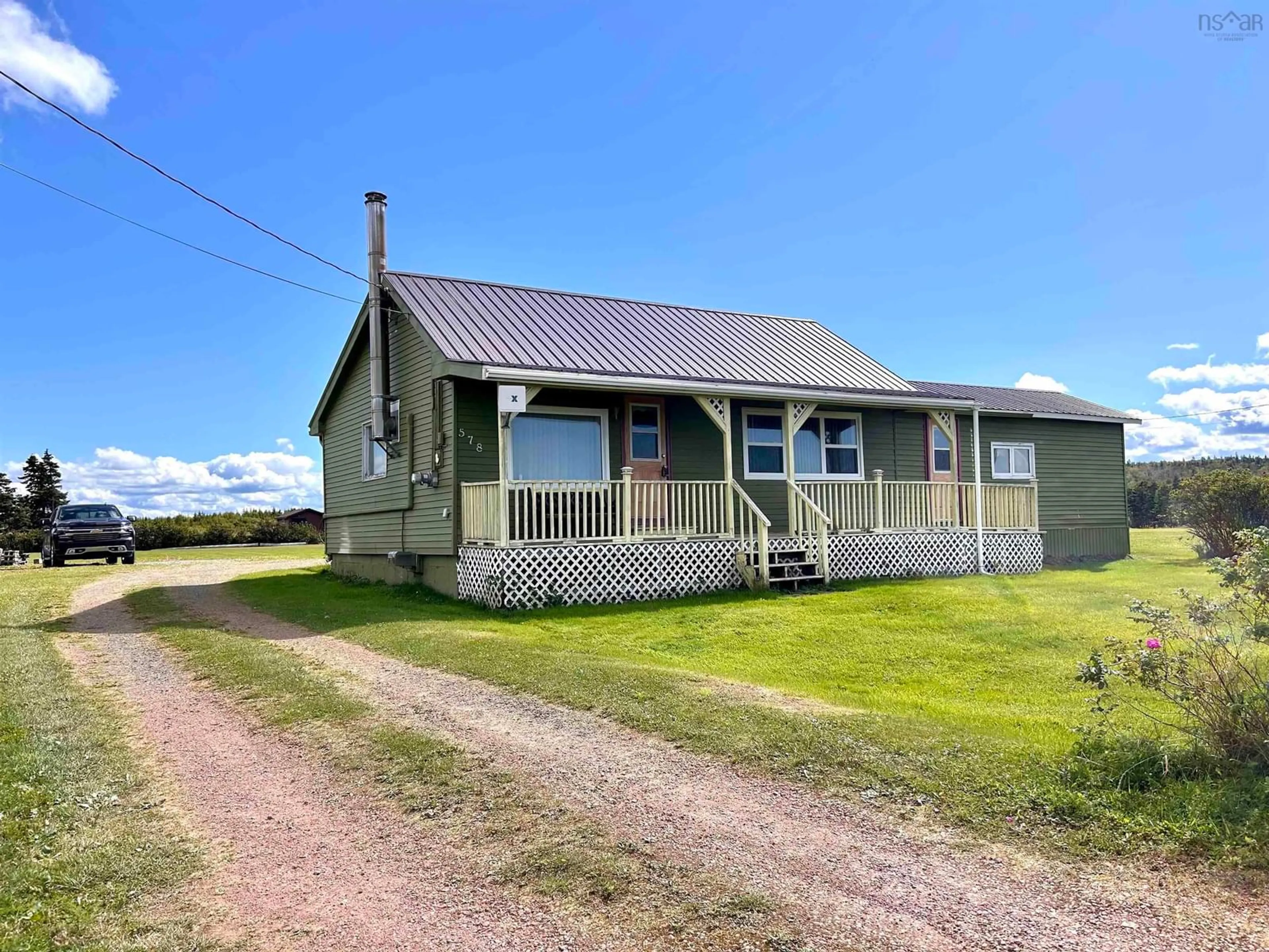 A pic from outside/outdoor area/front of a property/back of a property/a pic from drone, building for 578 Lower Cove Rd, Lower Cove Nova Scotia B0L 1A0
