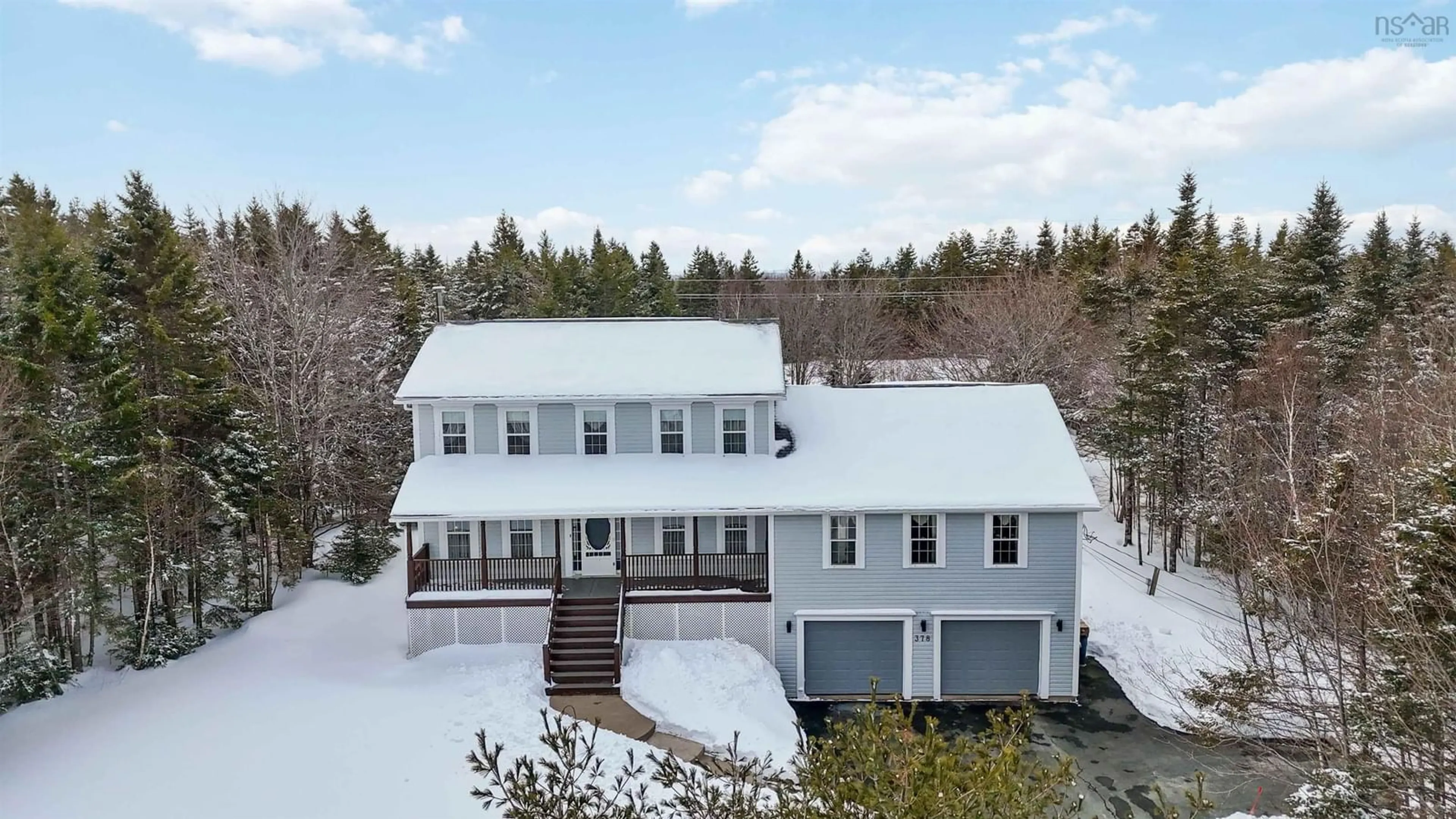 A pic from outside/outdoor area/front of a property/back of a property/a pic from drone, unknown for 378 Kingswood Dr, Hammonds Plains Nova Scotia B4B 1M2