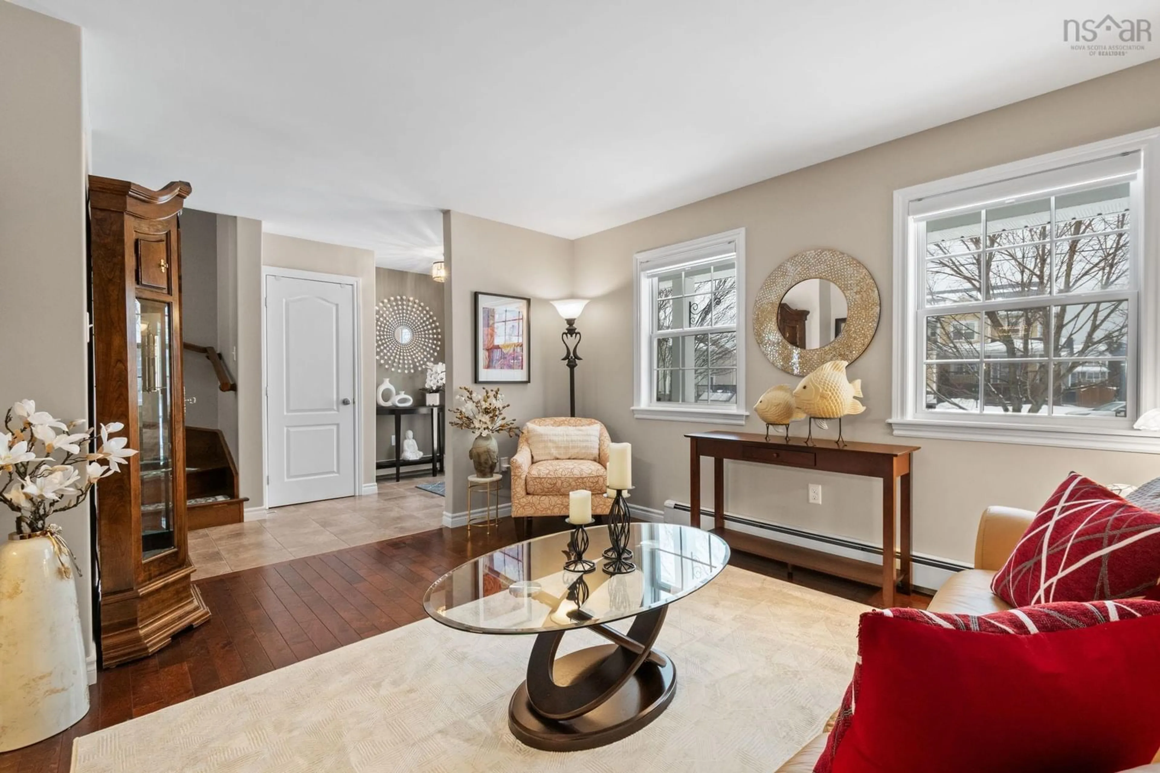 Living room with furniture, unknown for 21 Leblanc Crt, Keystone Village Nova Scotia B2X 0A9