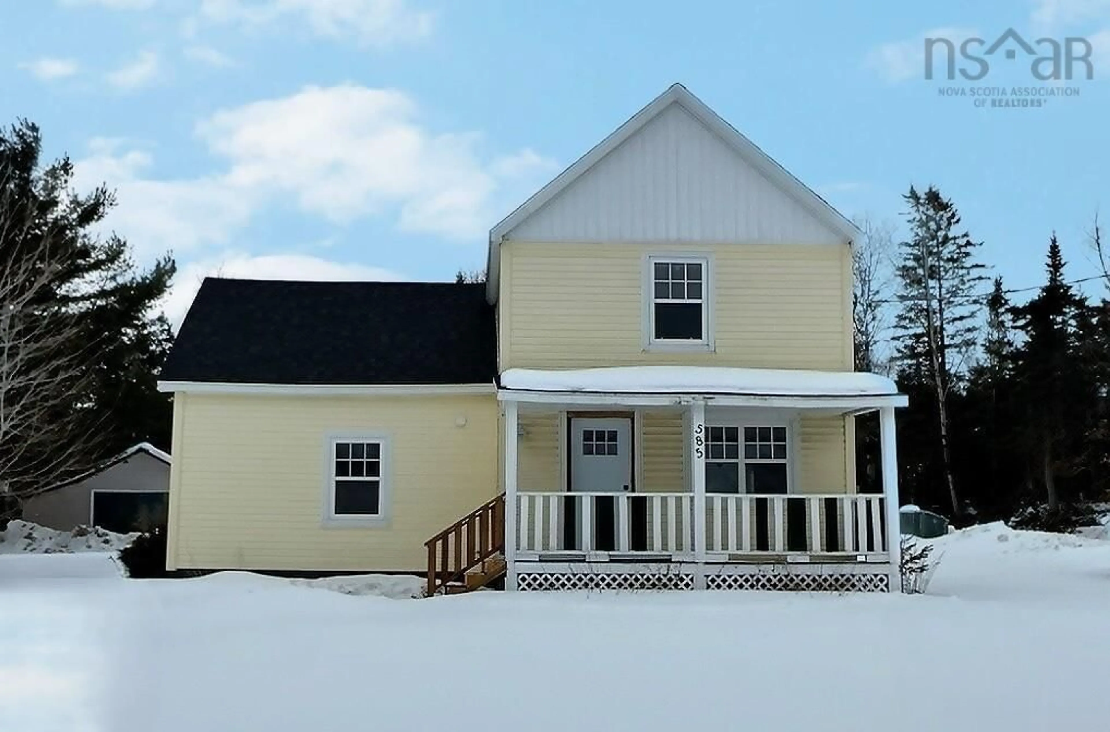 Home with vinyl exterior material, building for 585 Plains Rd, Debert Nova Scotia B0M 1G0