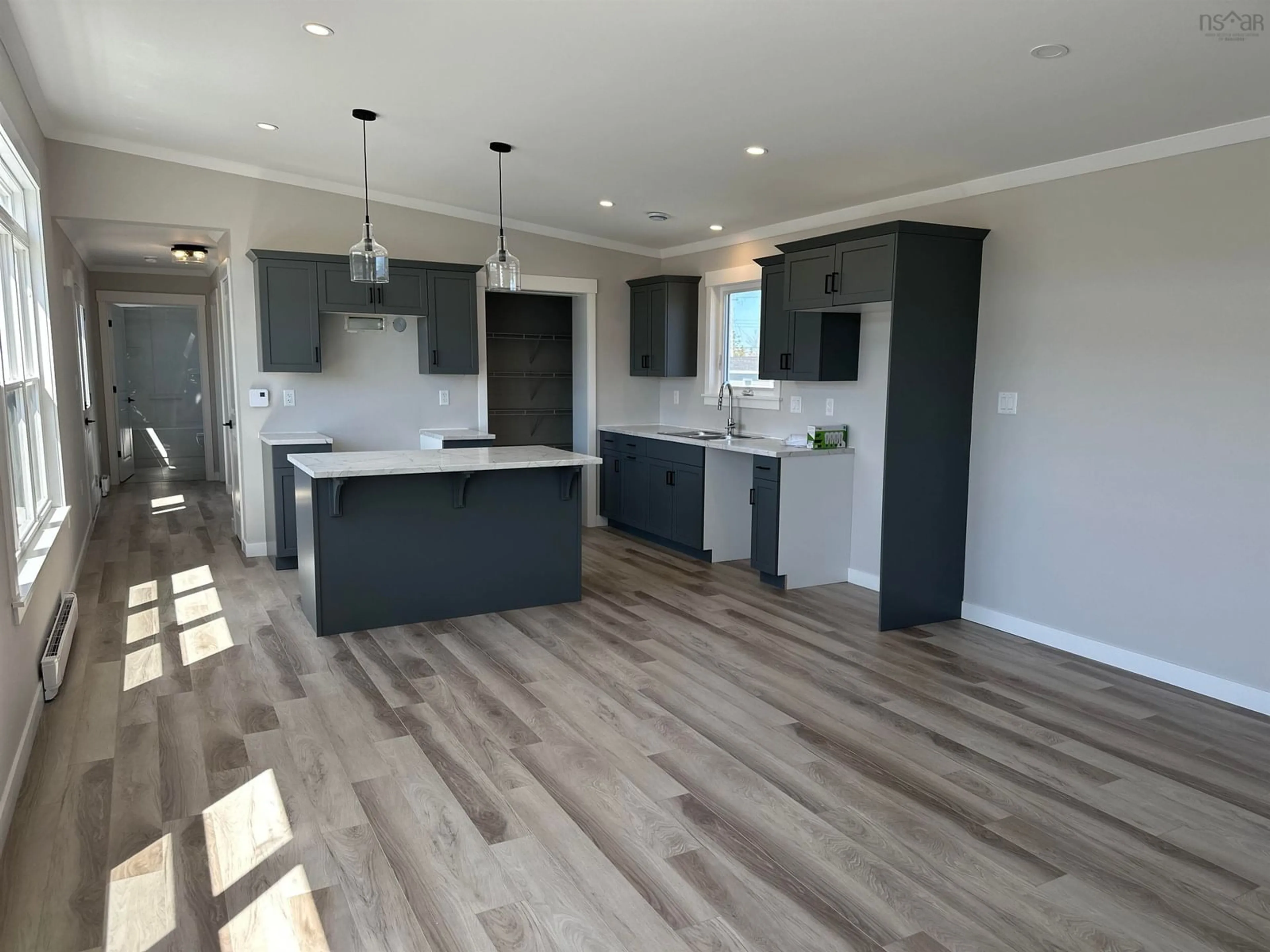 Open concept kitchen, wood/laminate floor for Ludlow Crt #Lot 416, Elmsdale Nova Scotia B2S 0H4
