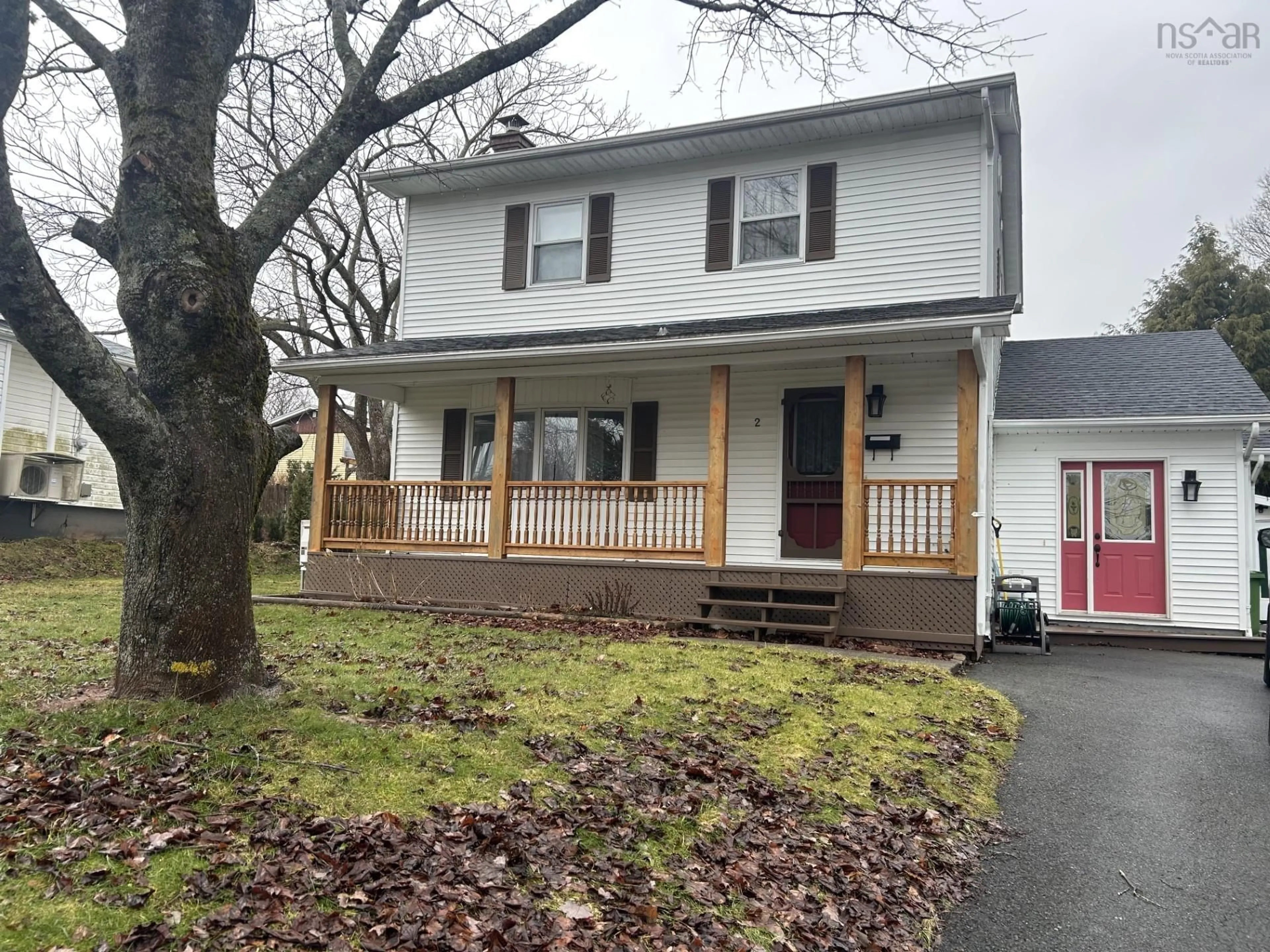 Home with vinyl exterior material, street for 2 Foster St, Kentville Nova Scotia B4N 1X3