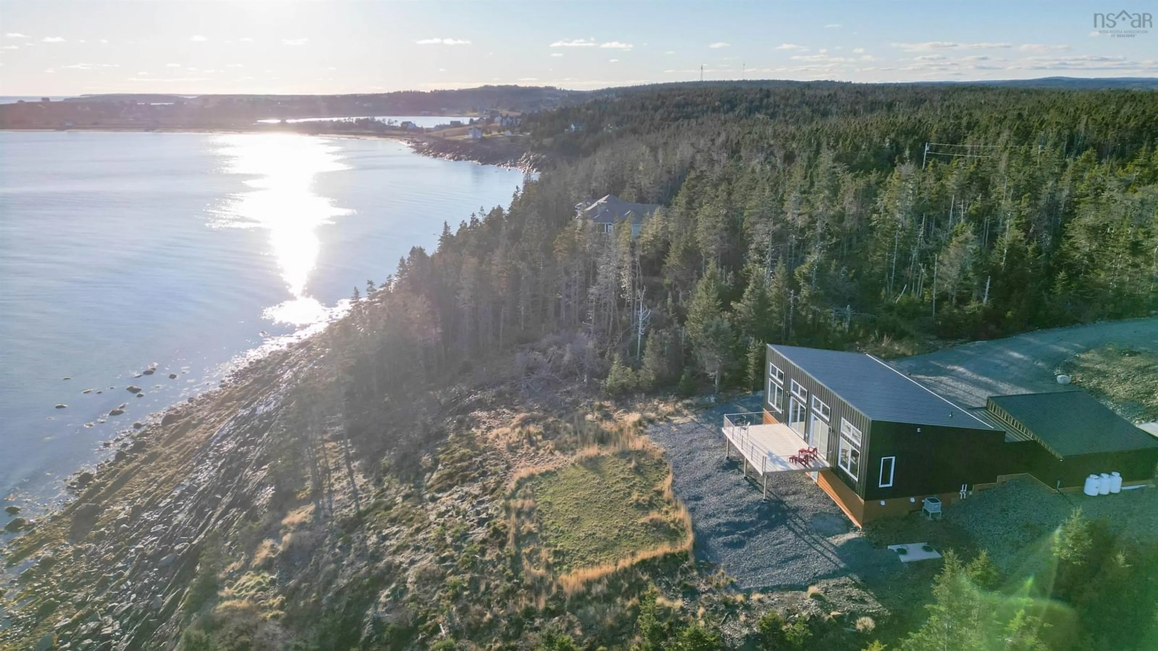 A pic from outside/outdoor area/front of a property/back of a property/a pic from drone, water/lake/river/ocean view for 200 Middle Rd, Kingsburg Nova Scotia B0J 2X0