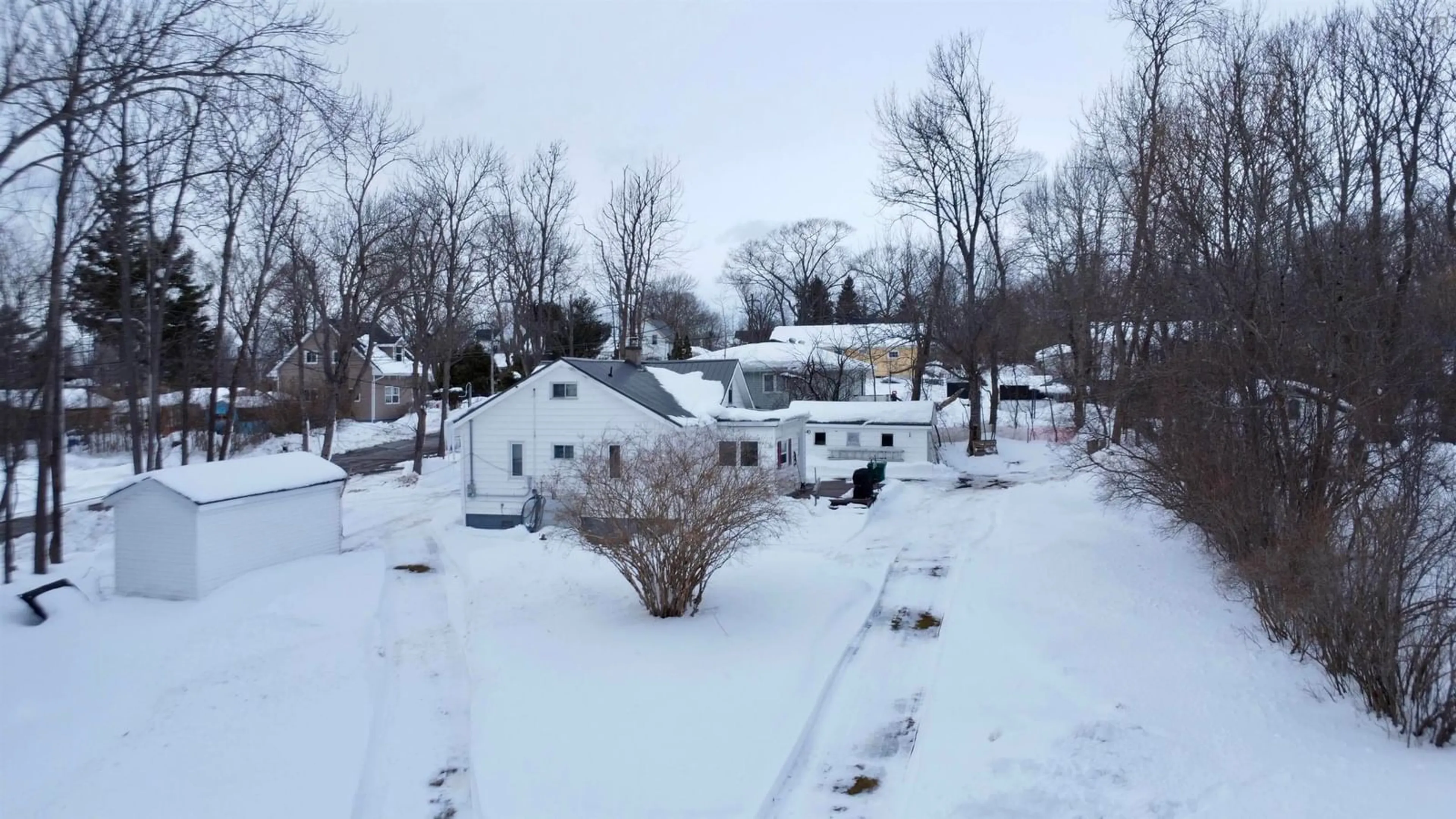 A pic from outside/outdoor area/front of a property/back of a property/a pic from drone, street for 50 Elliott Street, Pictou Nova Scotia B0K 1H0
