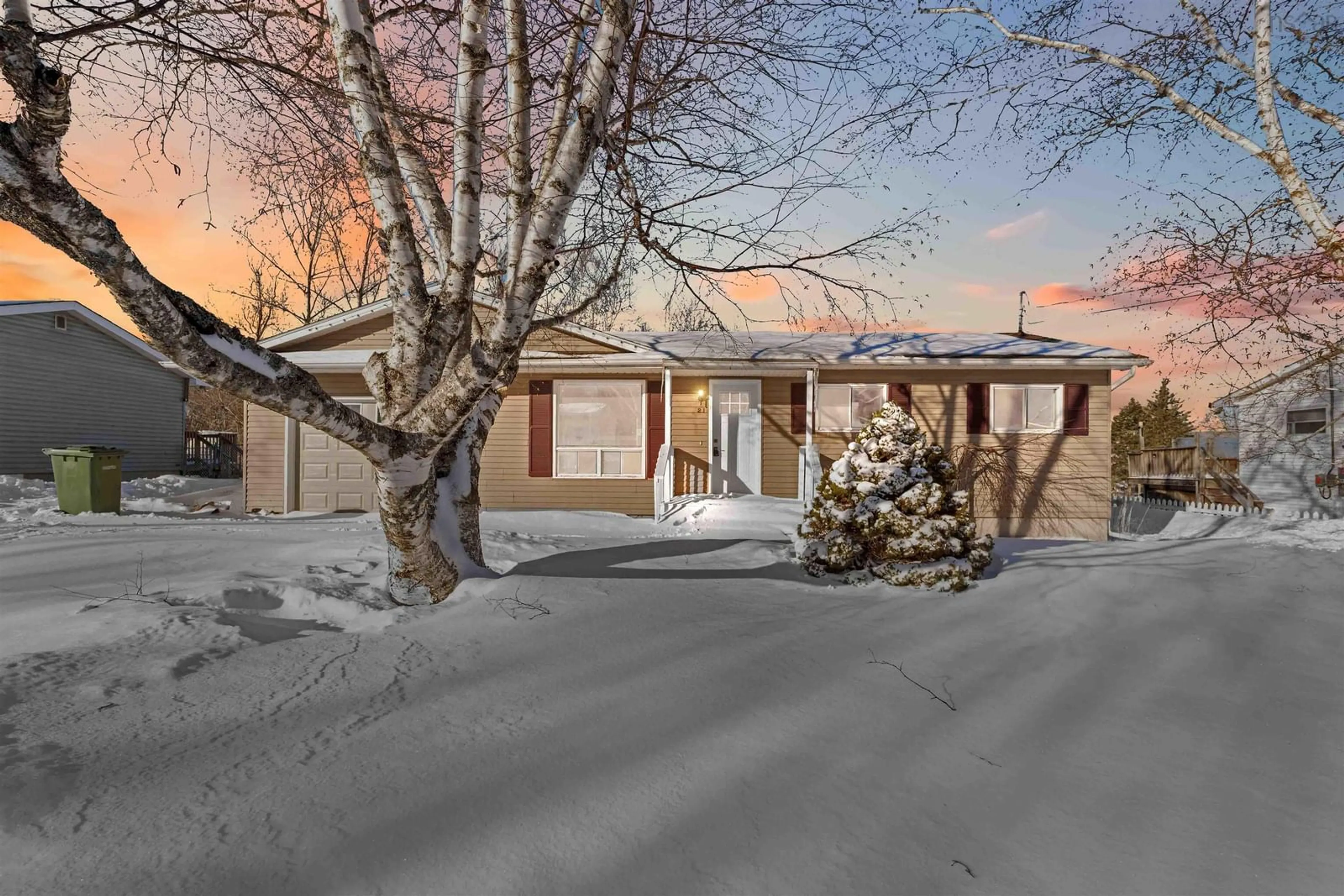 A pic from outside/outdoor area/front of a property/back of a property/a pic from drone, street for 21 Sherry Ave, Kentville Nova Scotia B4N 1Z7