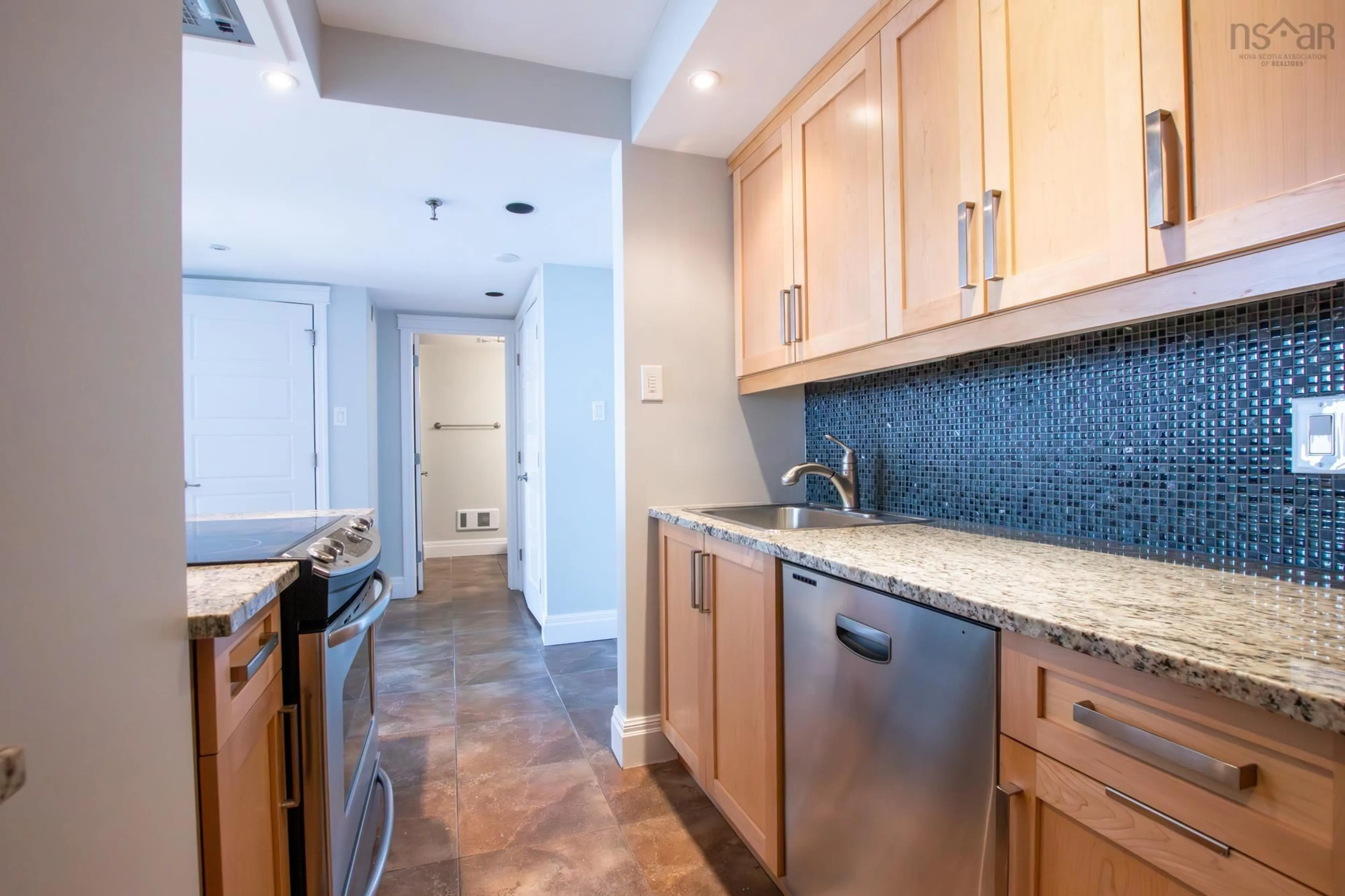 Standard kitchen, ceramic/tile floor for 45 Vimy Ave #818, Halifax Nova Scotia B3M 4C5