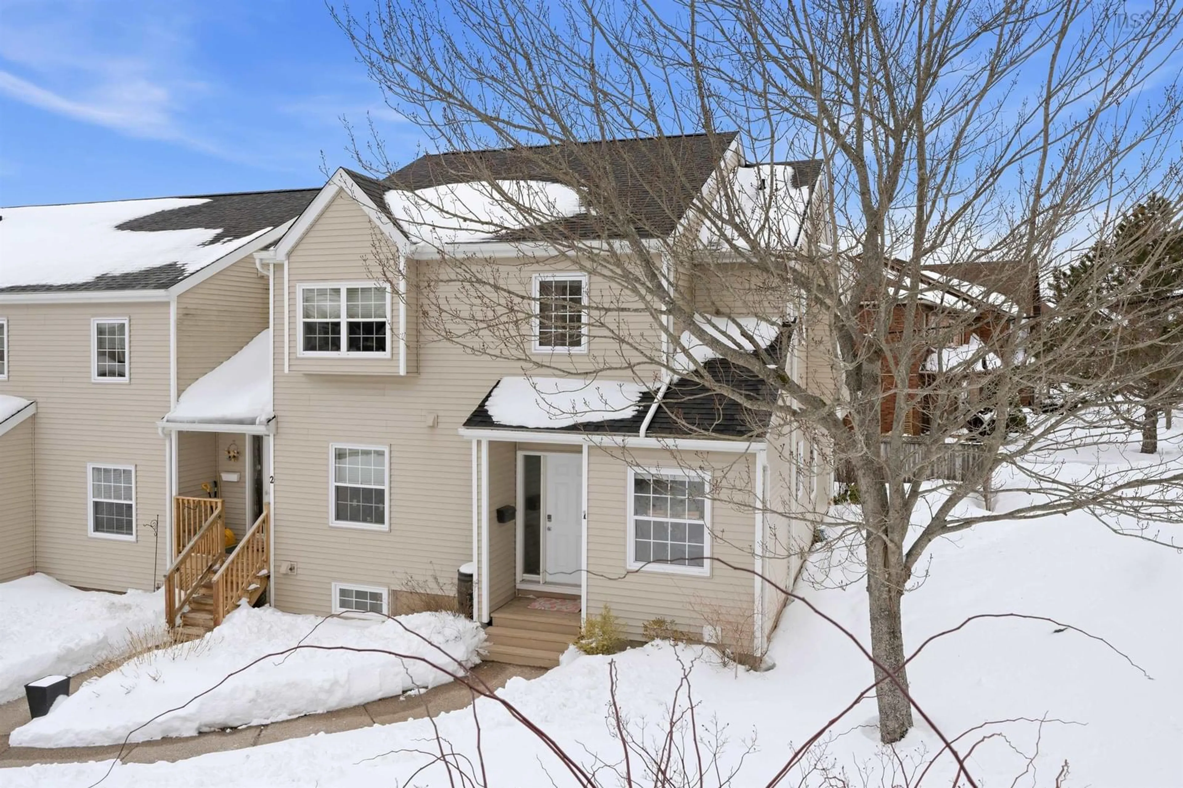 A pic from outside/outdoor area/front of a property/back of a property/a pic from drone, street for 1 Collins Grove Crt #1, Dartmouth Nova Scotia B2W 5Y1