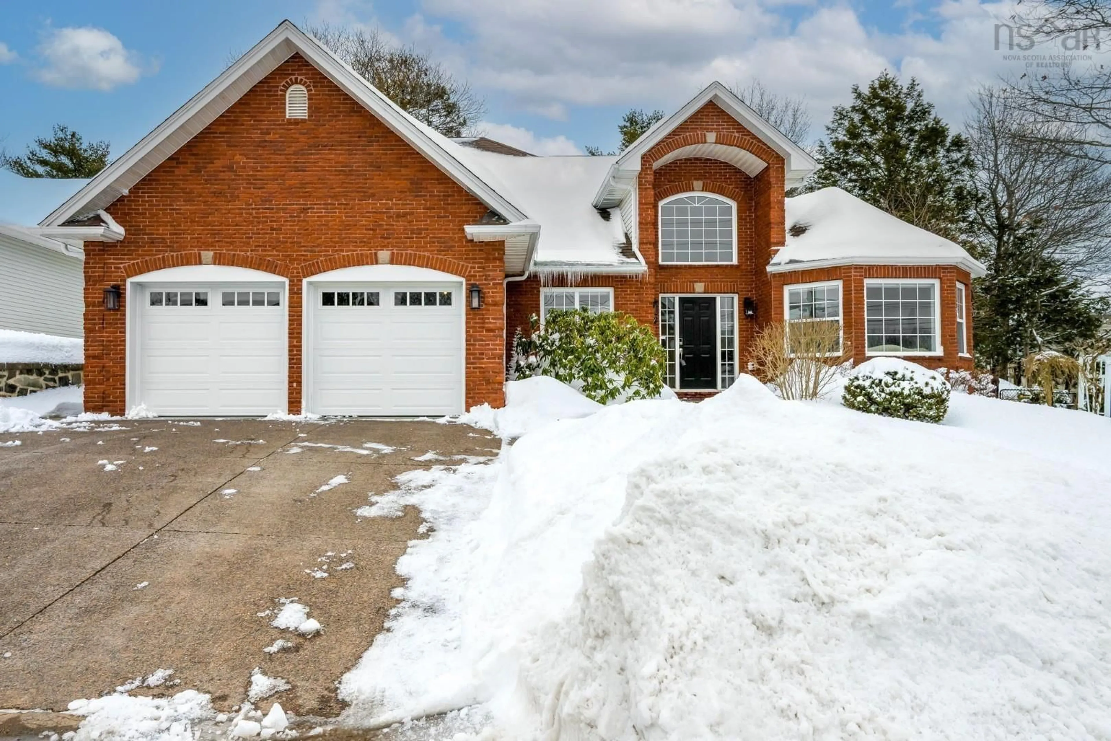 Home with brick exterior material, street for 19 Quinn Crt, Bedford Nova Scotia B4A 4B3