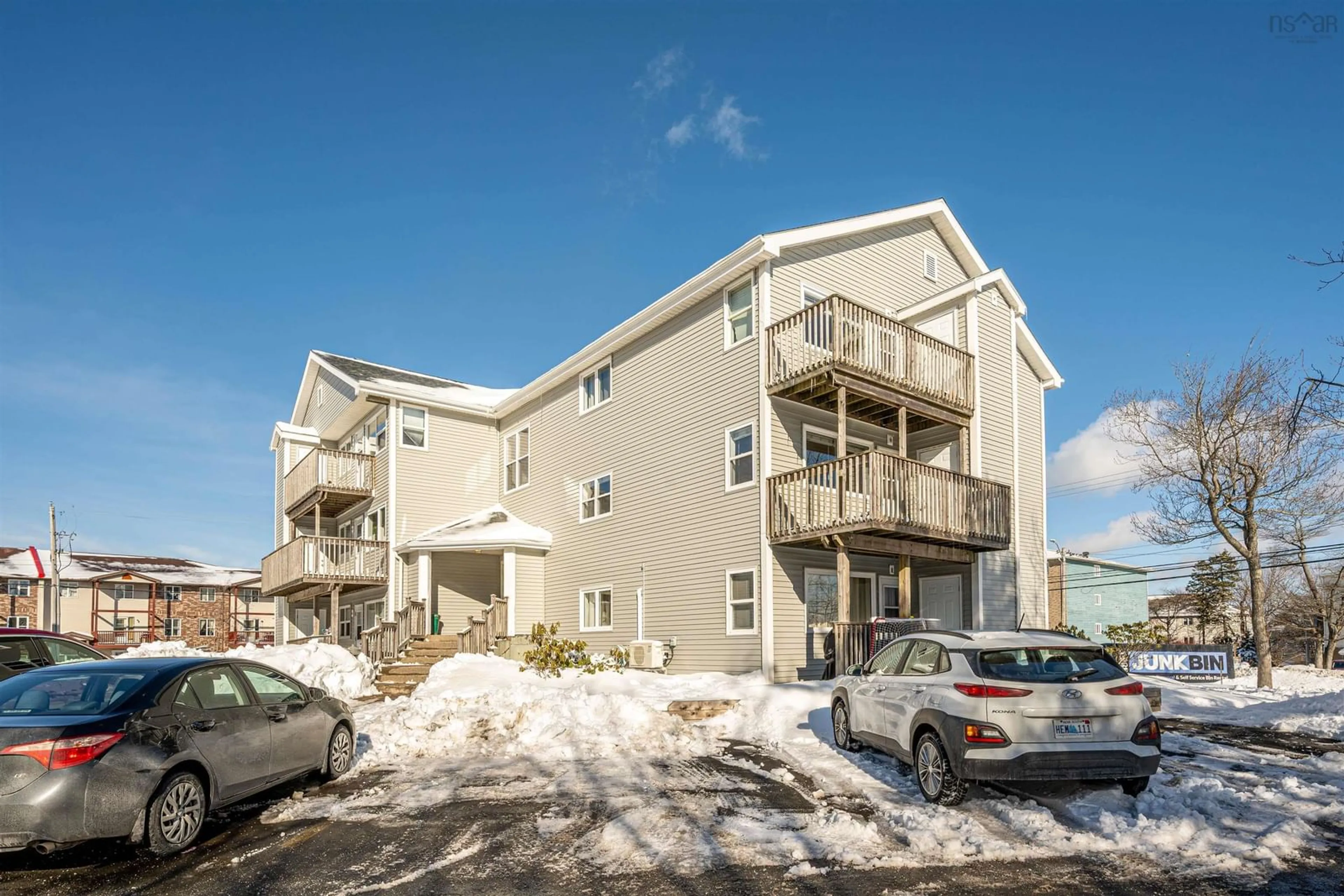 Patio, mountain view for 182 Farnham Gate Rd #204, Halifax Nova Scotia B3M 4C4